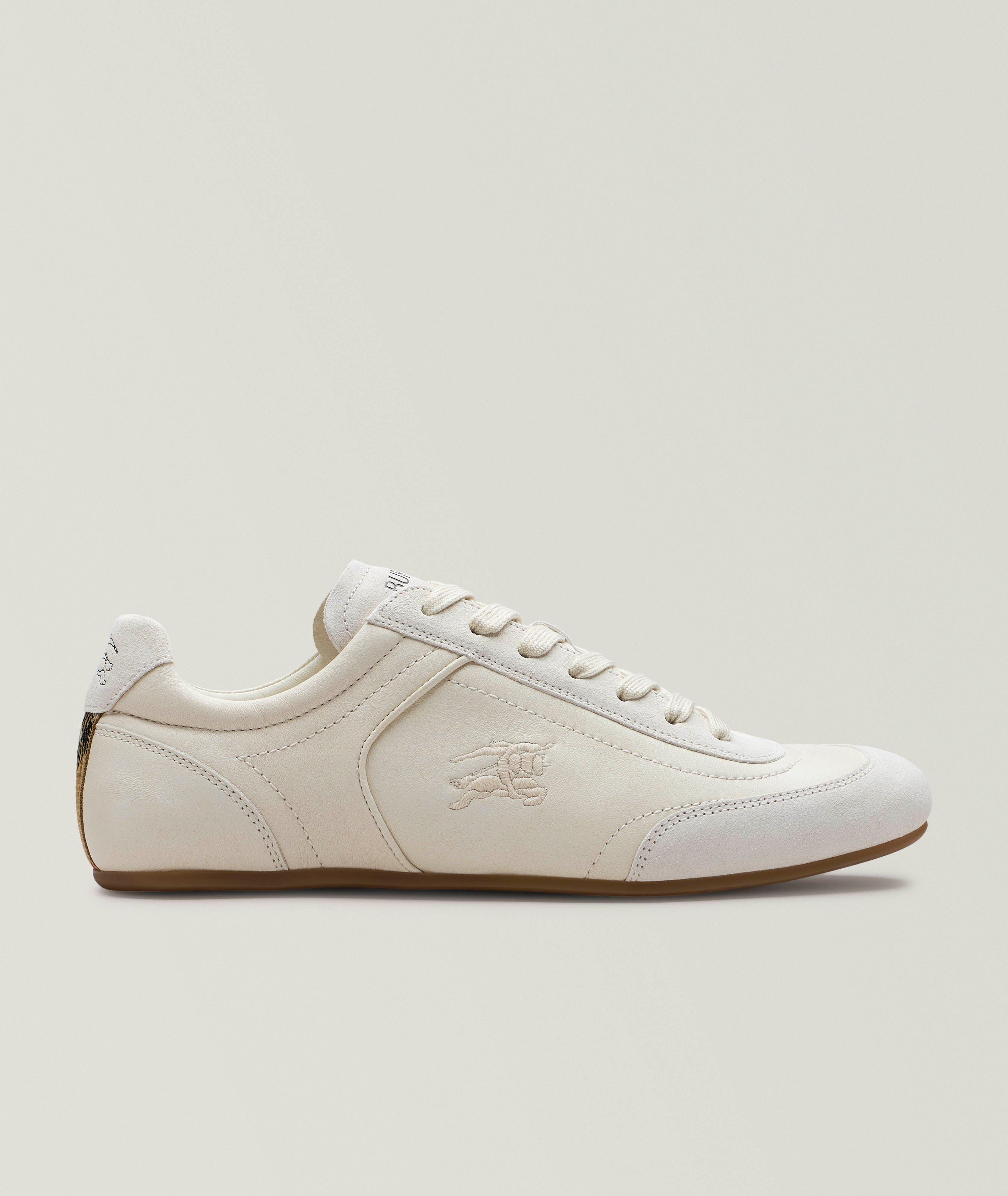 Burberry Leather & Suede Knight Runner Sneakers​