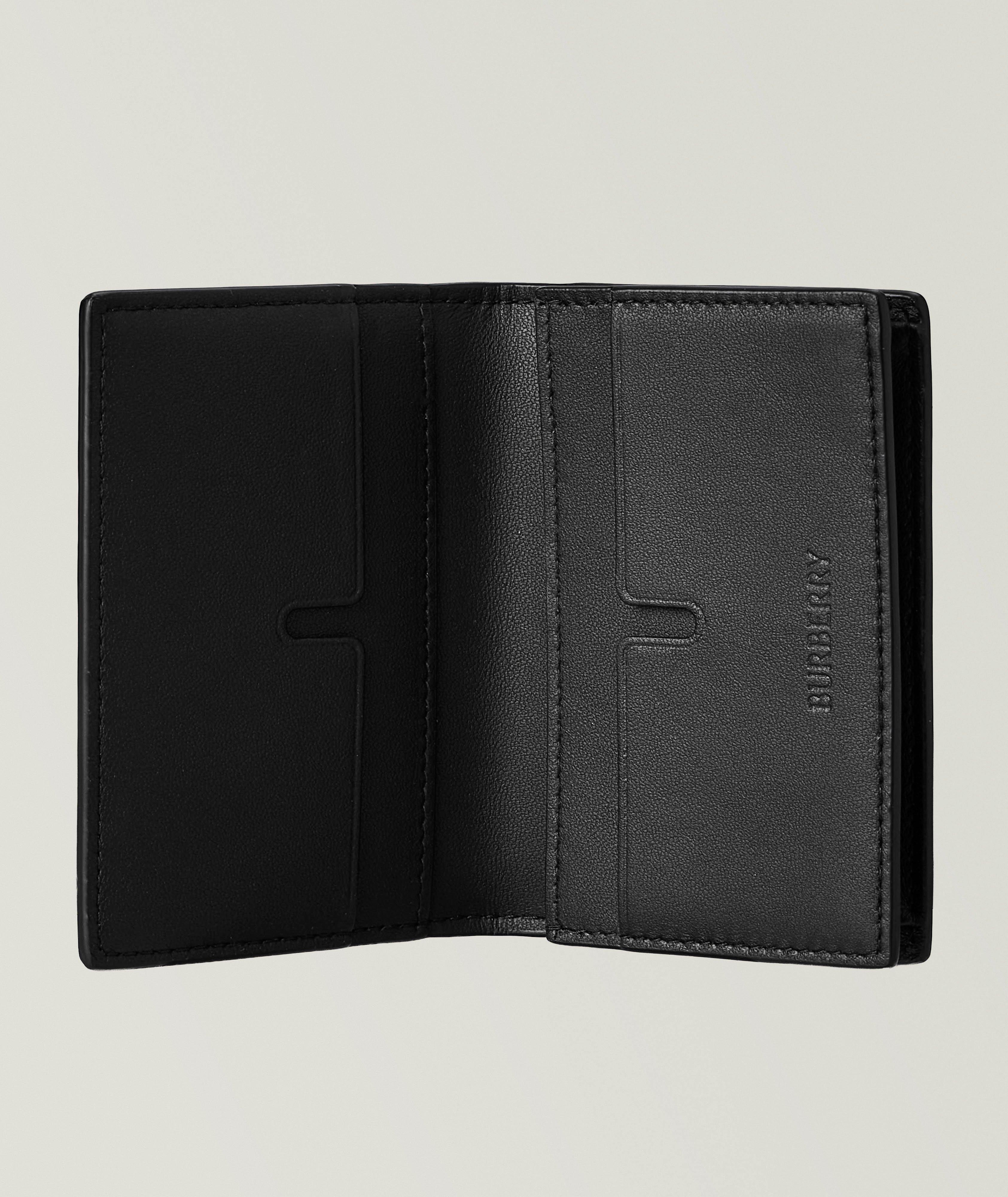 Embossed Check Bifold Cardholder image 1