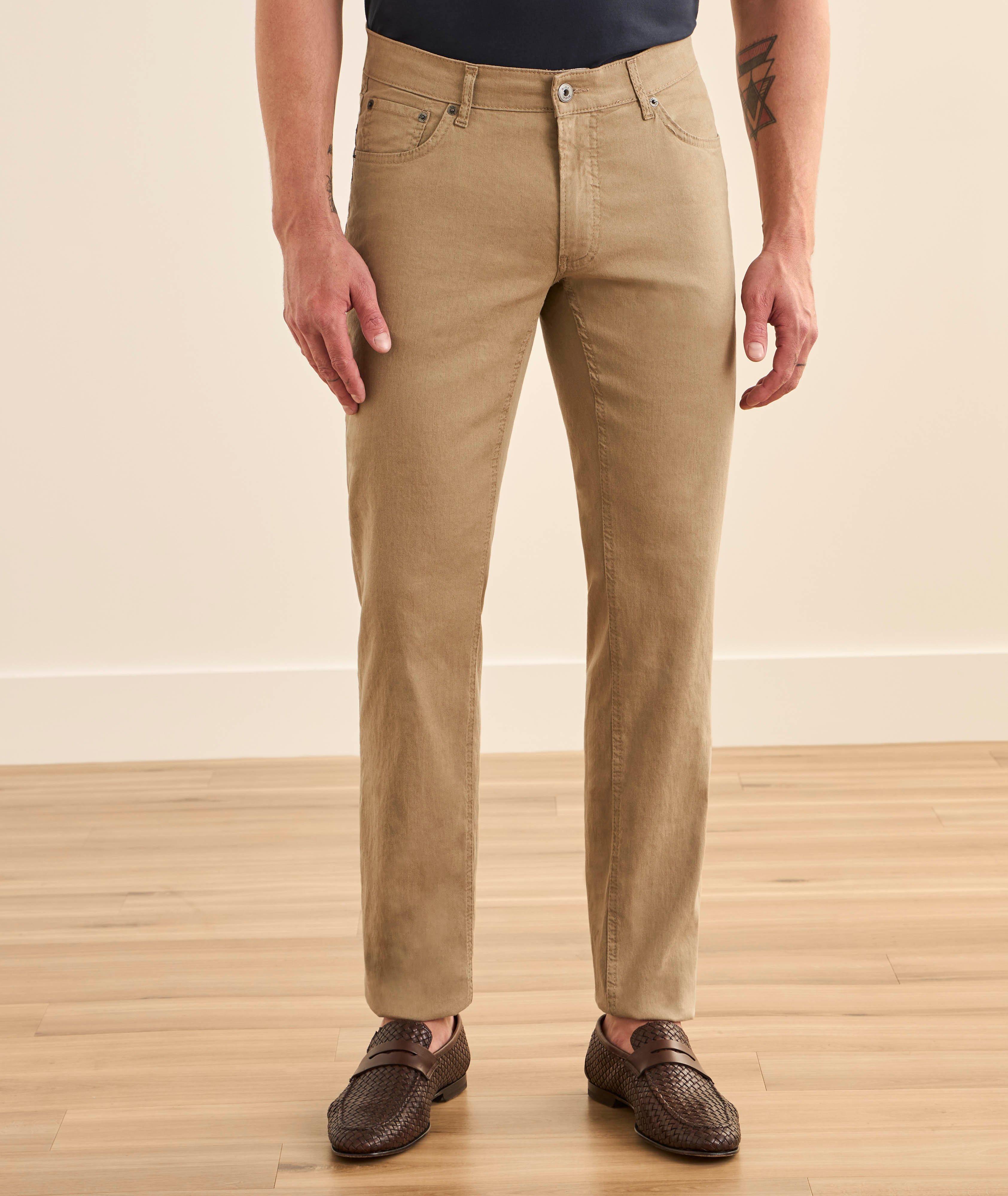 Chuck Slim-Fit Linen-Blend Pants image 1