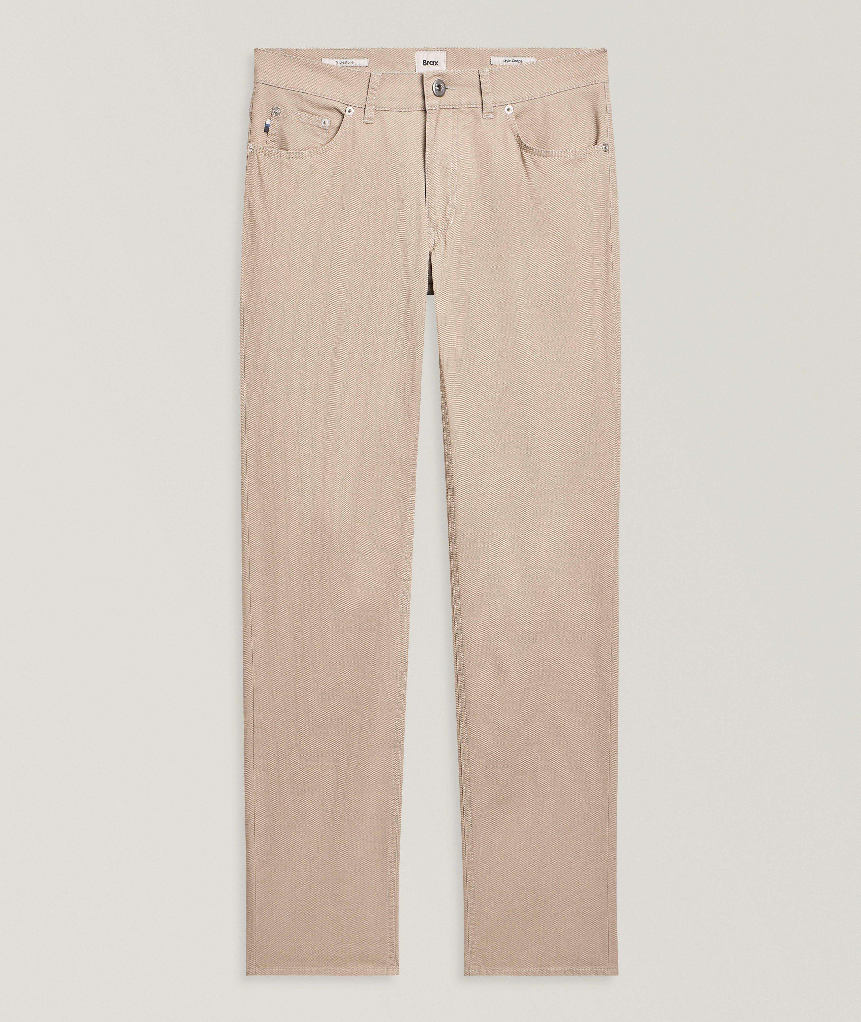 Brax Heren Style Cooper L Linen Cotton Stretch Broek, beach, 34W / 30L
