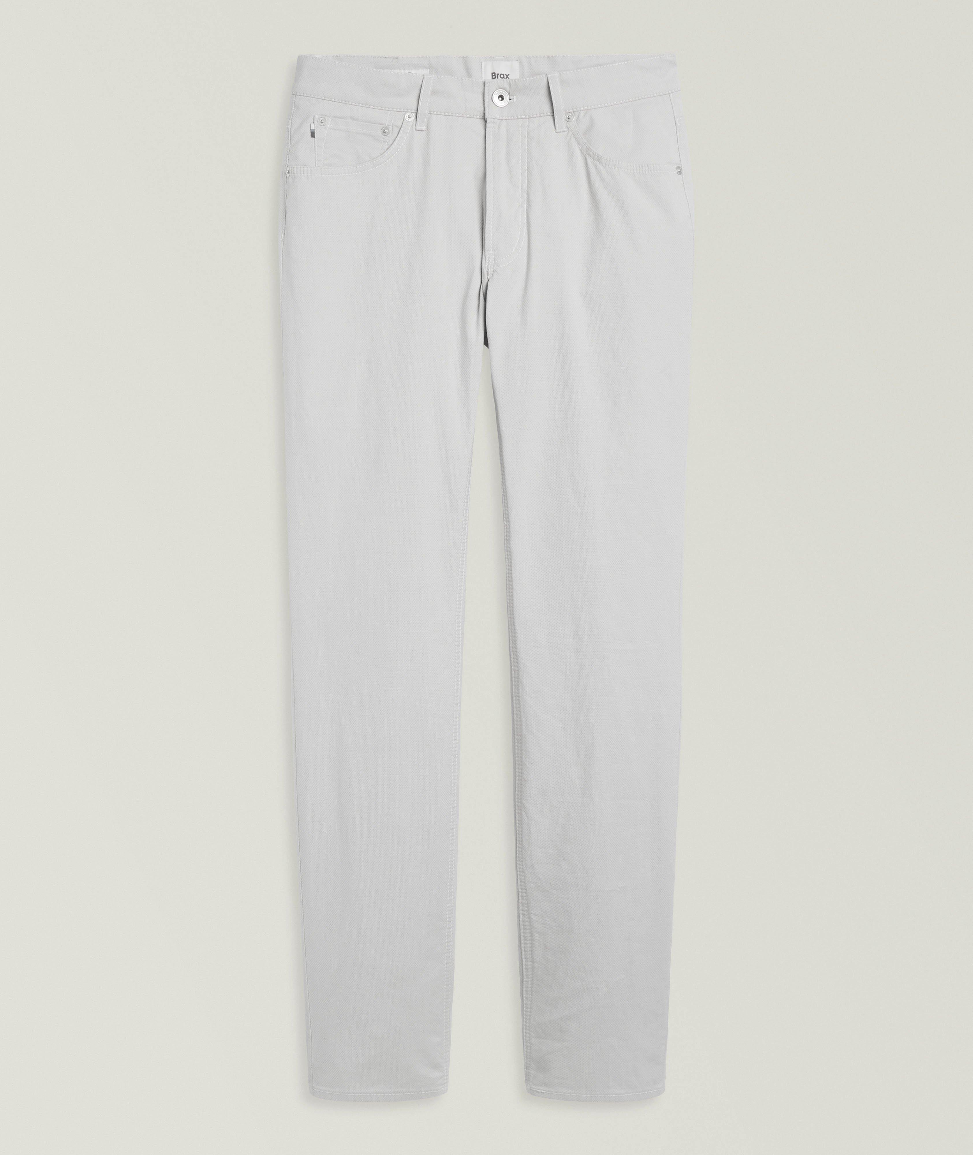 Brax Chuck Two-Tone Flex Slim-Fit Pants