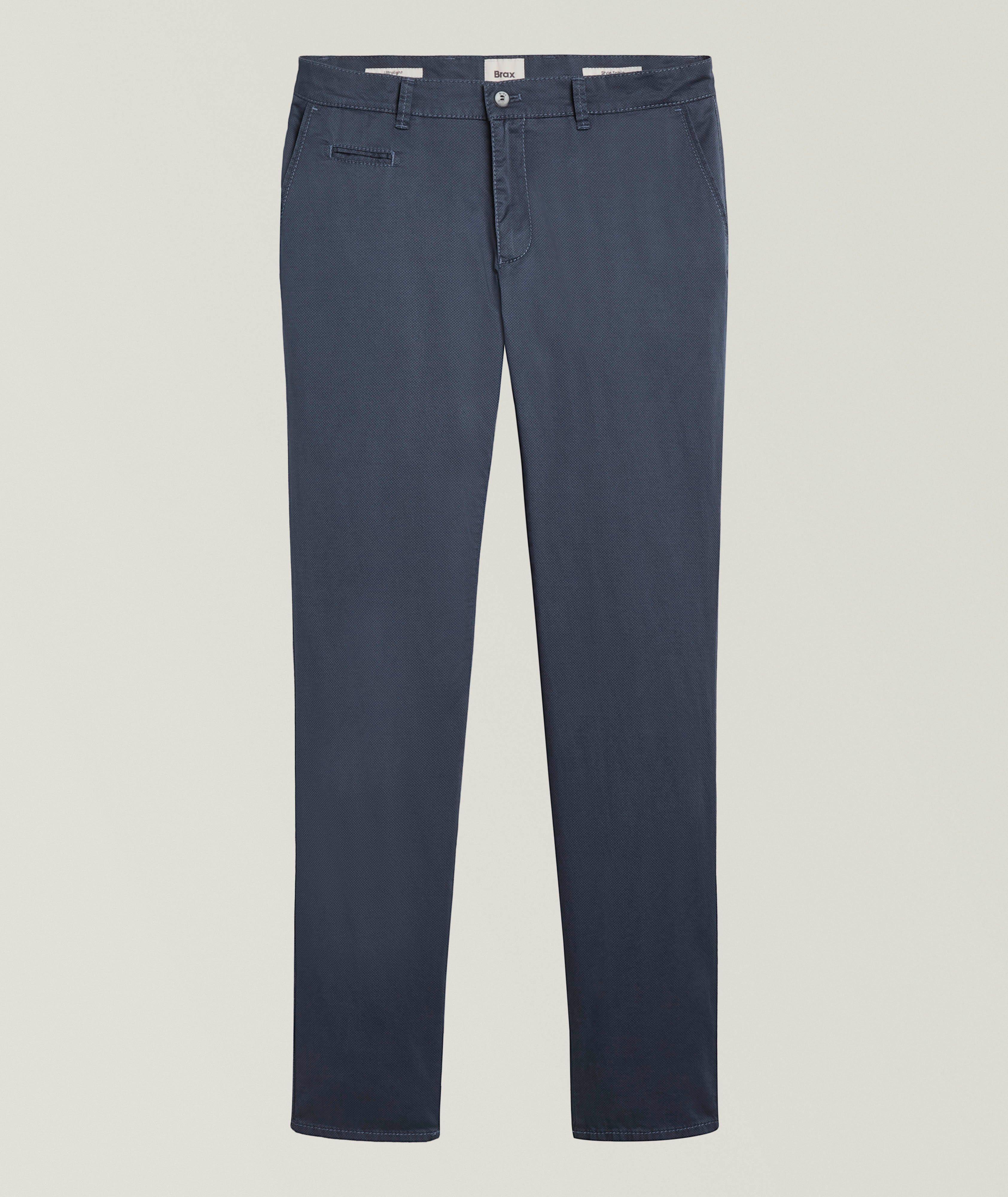 Brax Fabio Ultralight Neat-Print Chino Pants