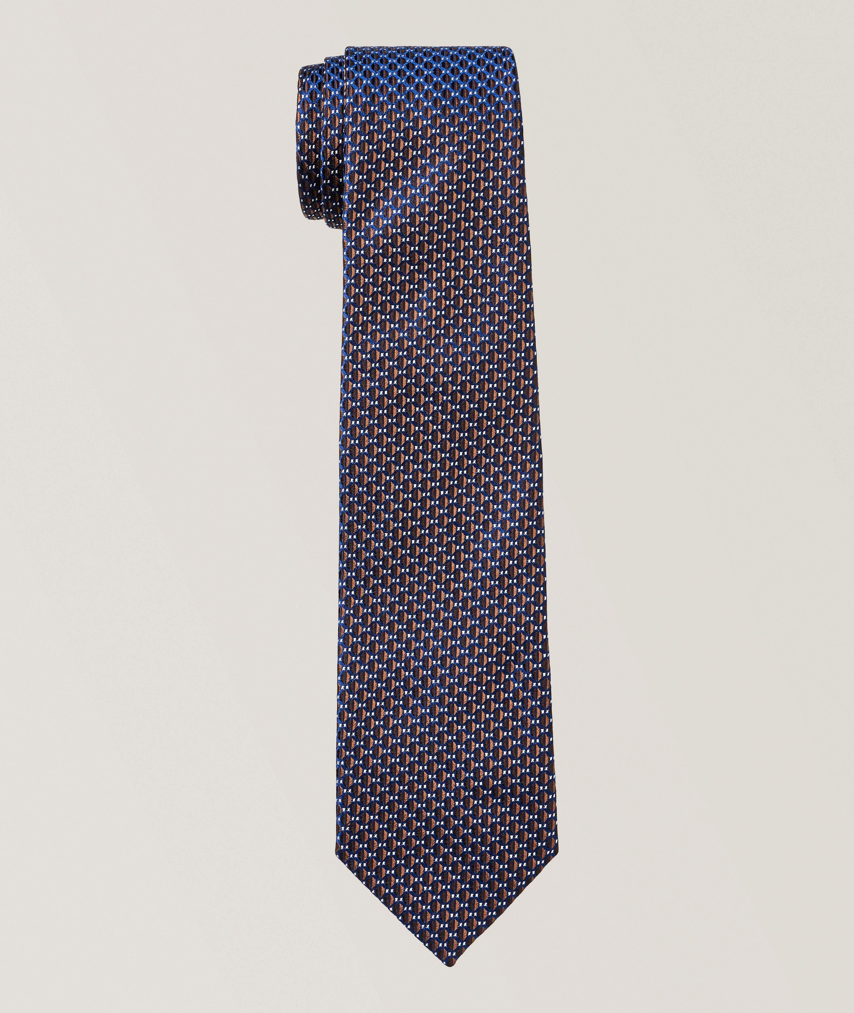 Brioni Micro-Neat Silk Tie
