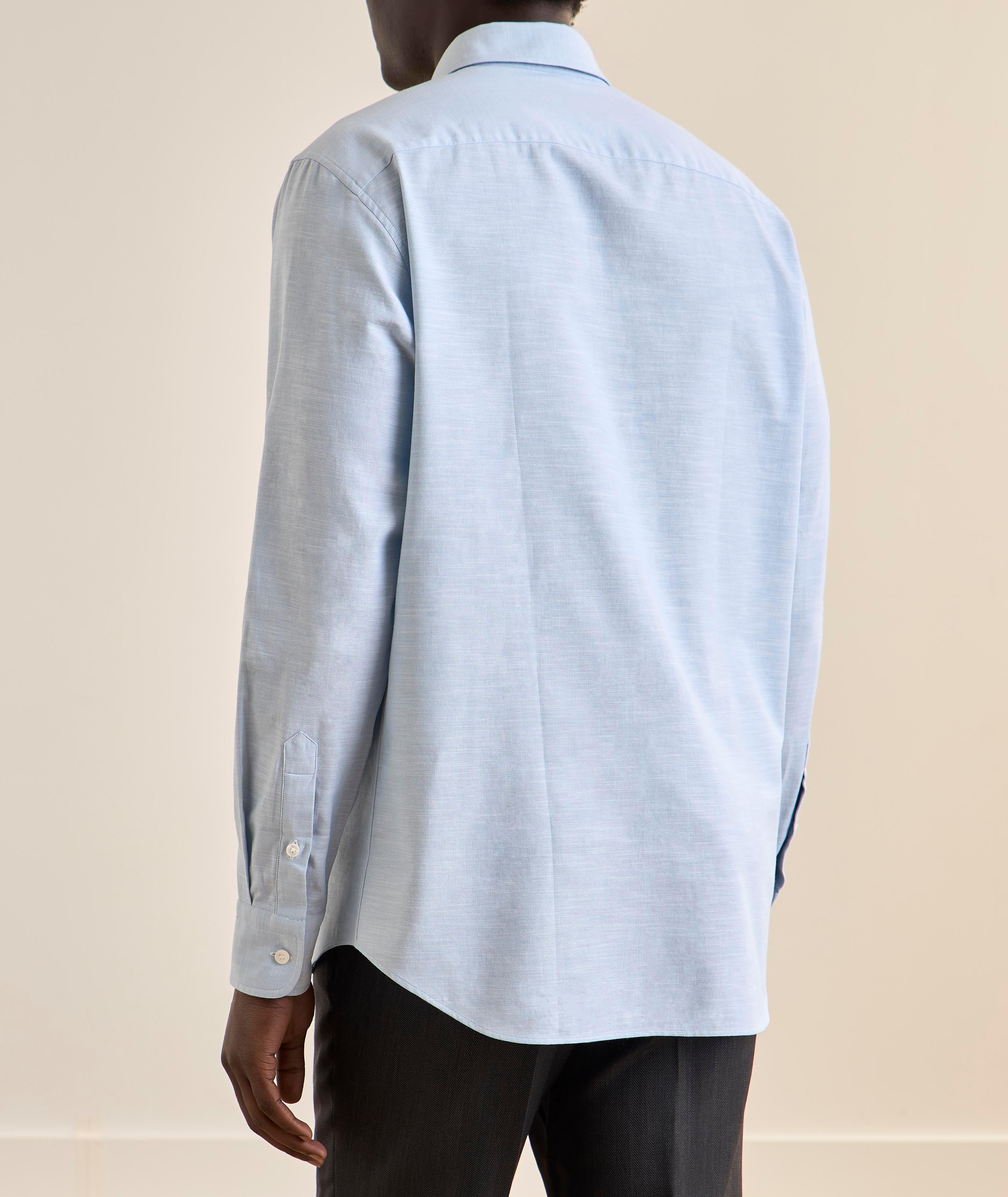 Chemise coton boutonnage caché image 2