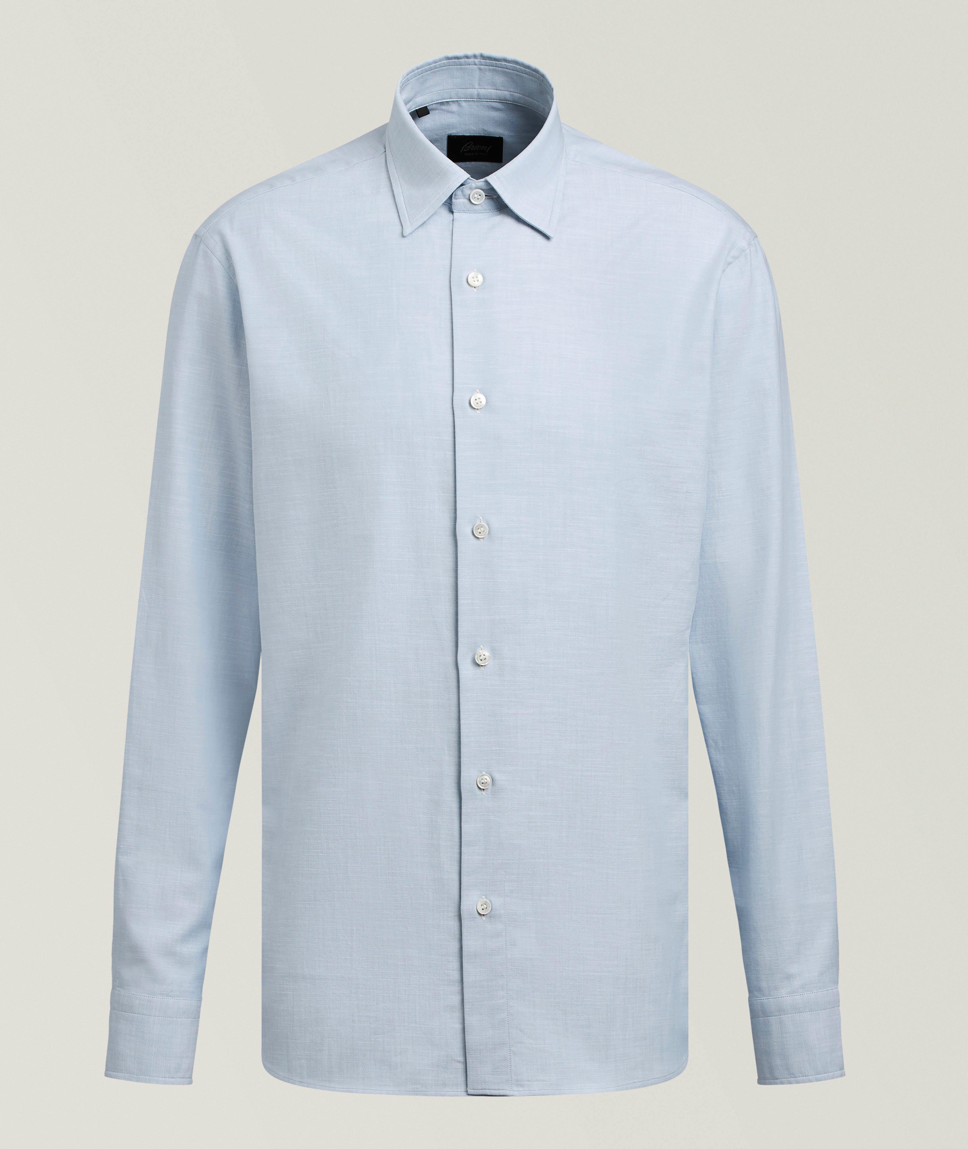 Chemise coton boutonnage caché image 0