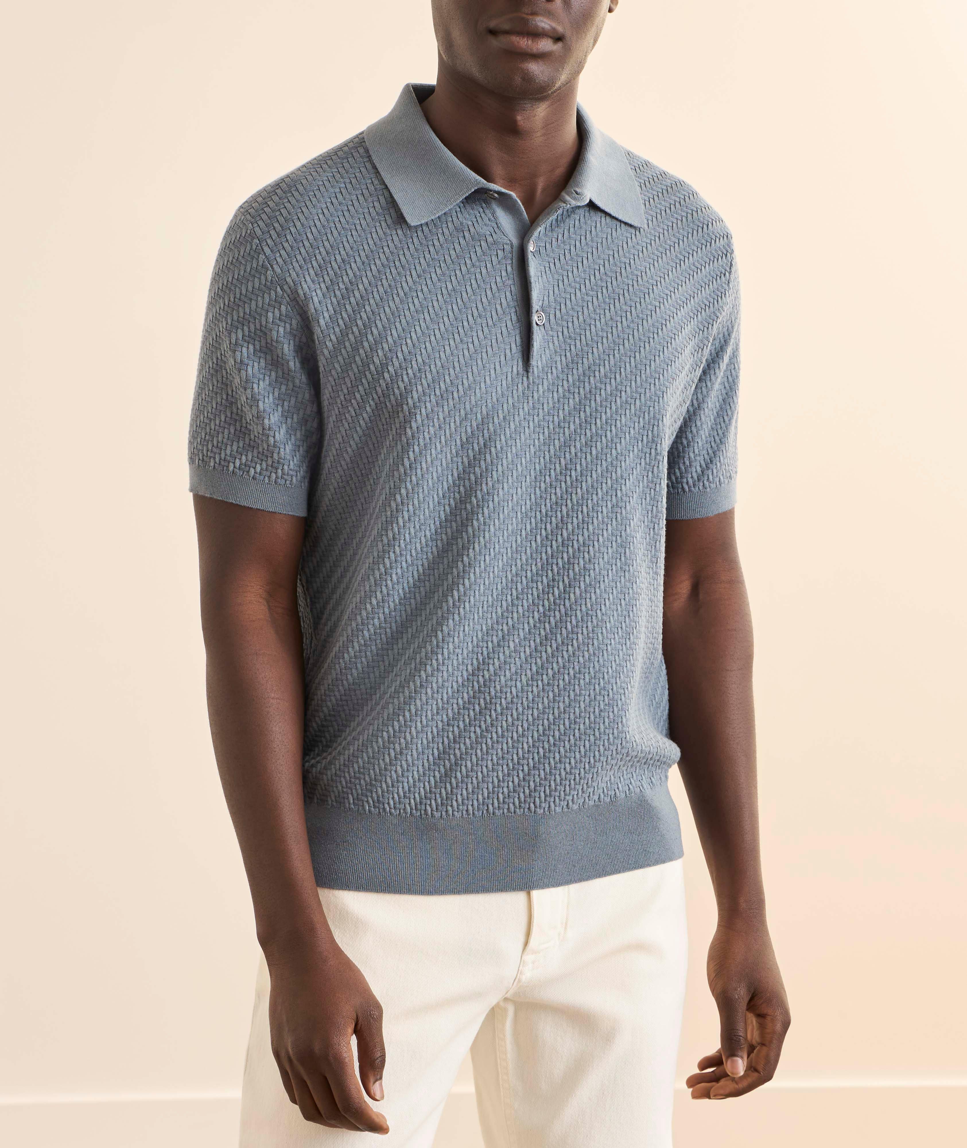Cotton-Silk-Cashmere Trama Polo image 1