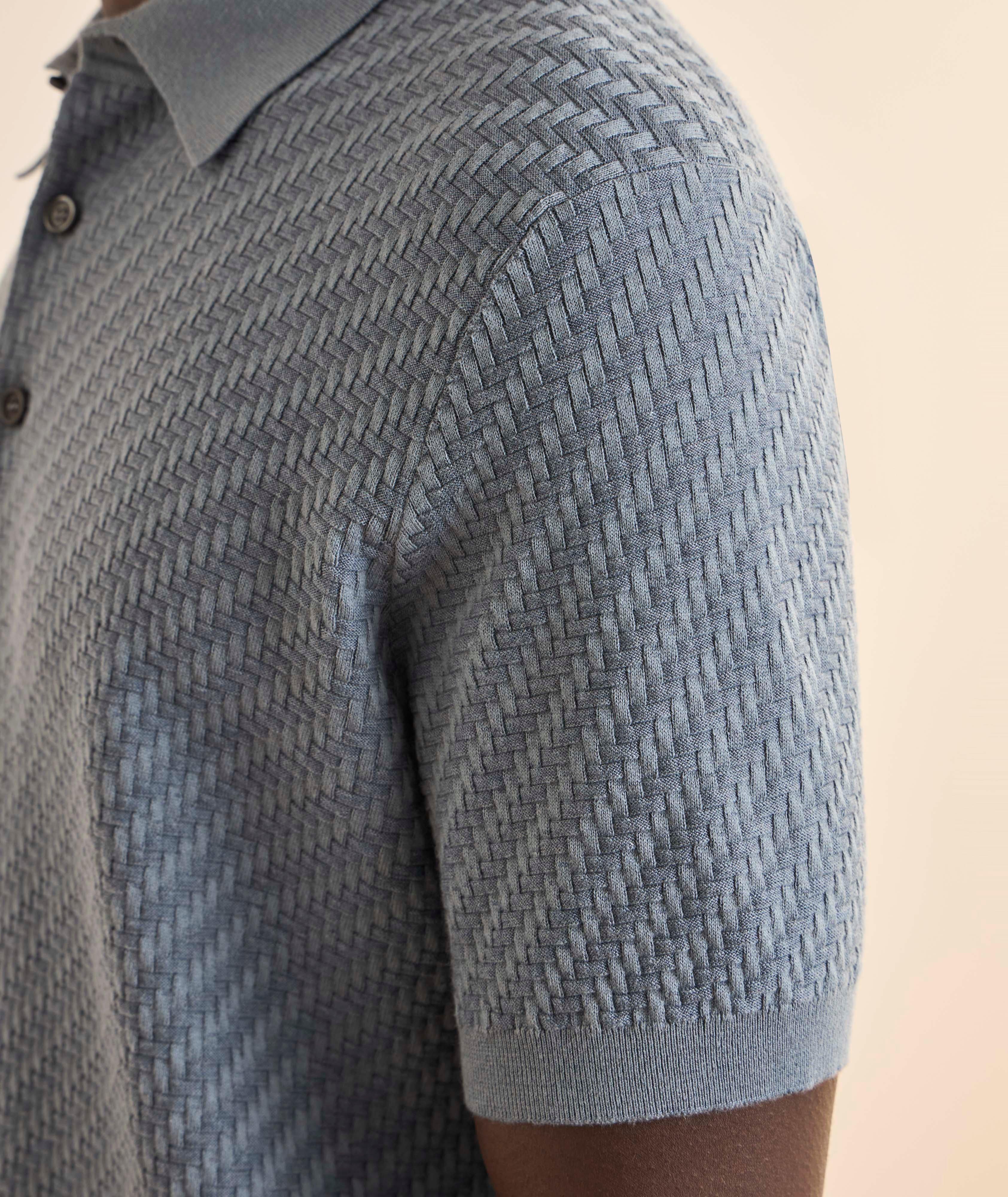 Cotton-Silk-Cashmere Trama Polo image 4