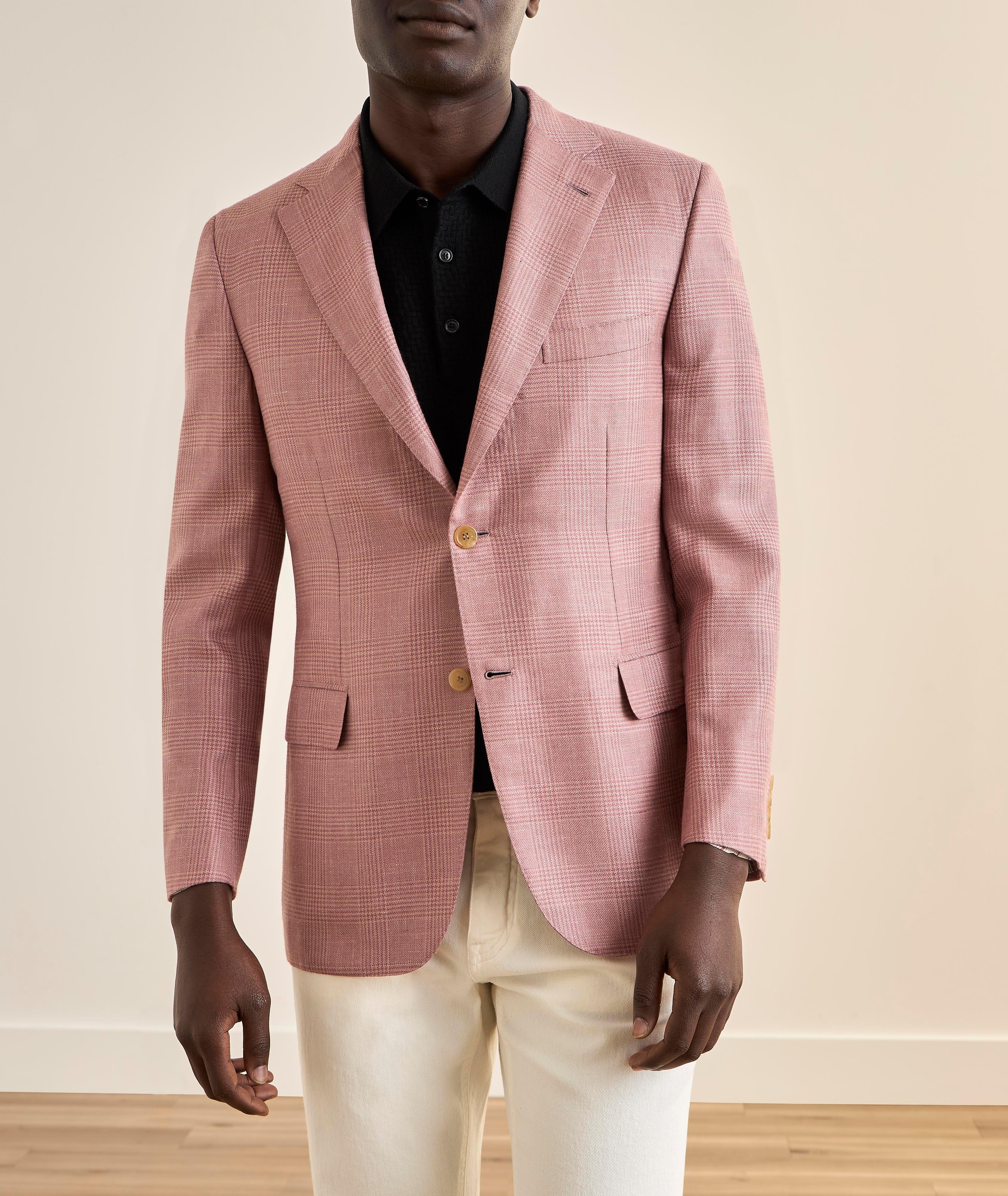 Plaid Wool-Blend Sport Jacket  image 1