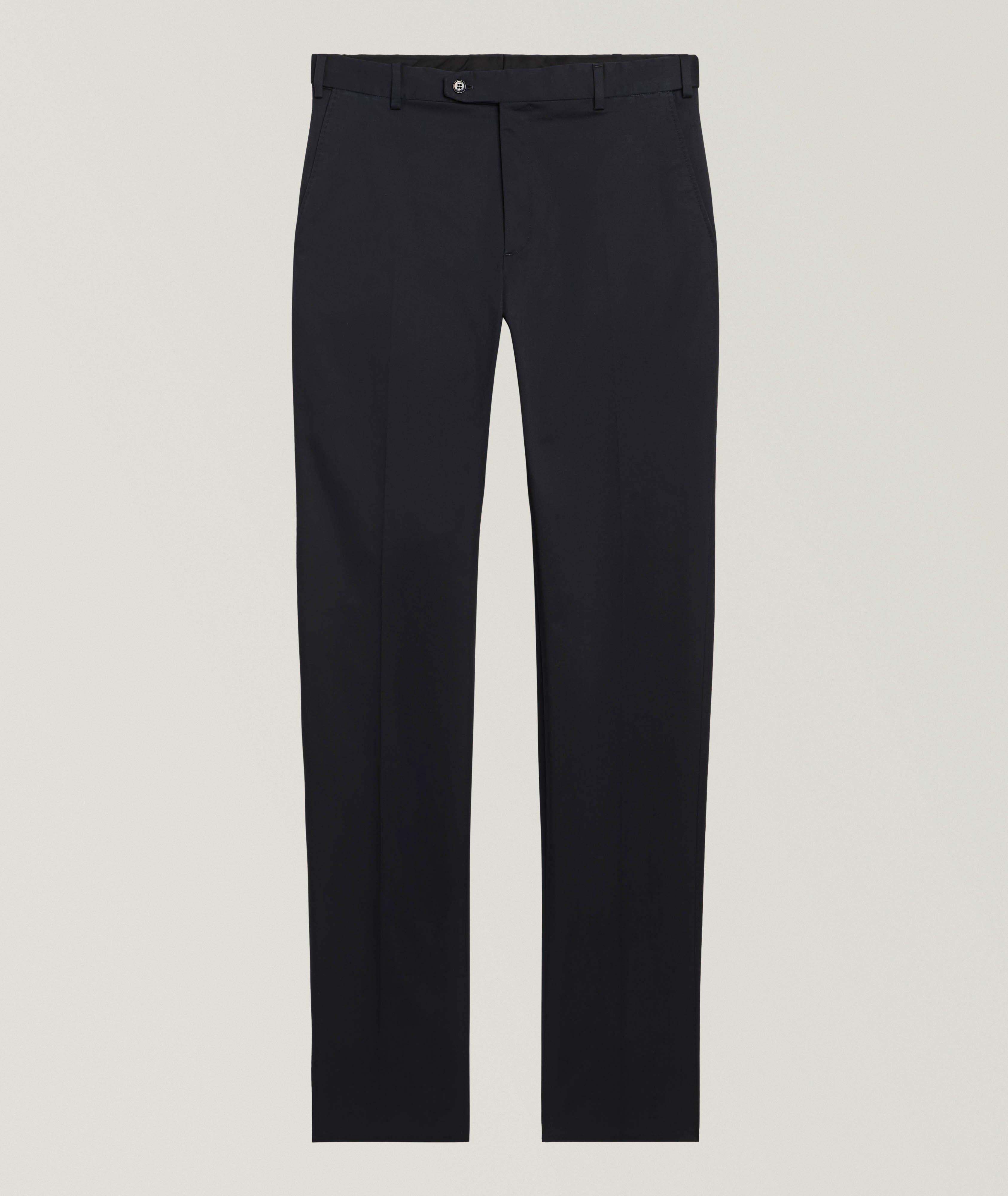 Brioni Journey Stretch-Cotton Dress Pants