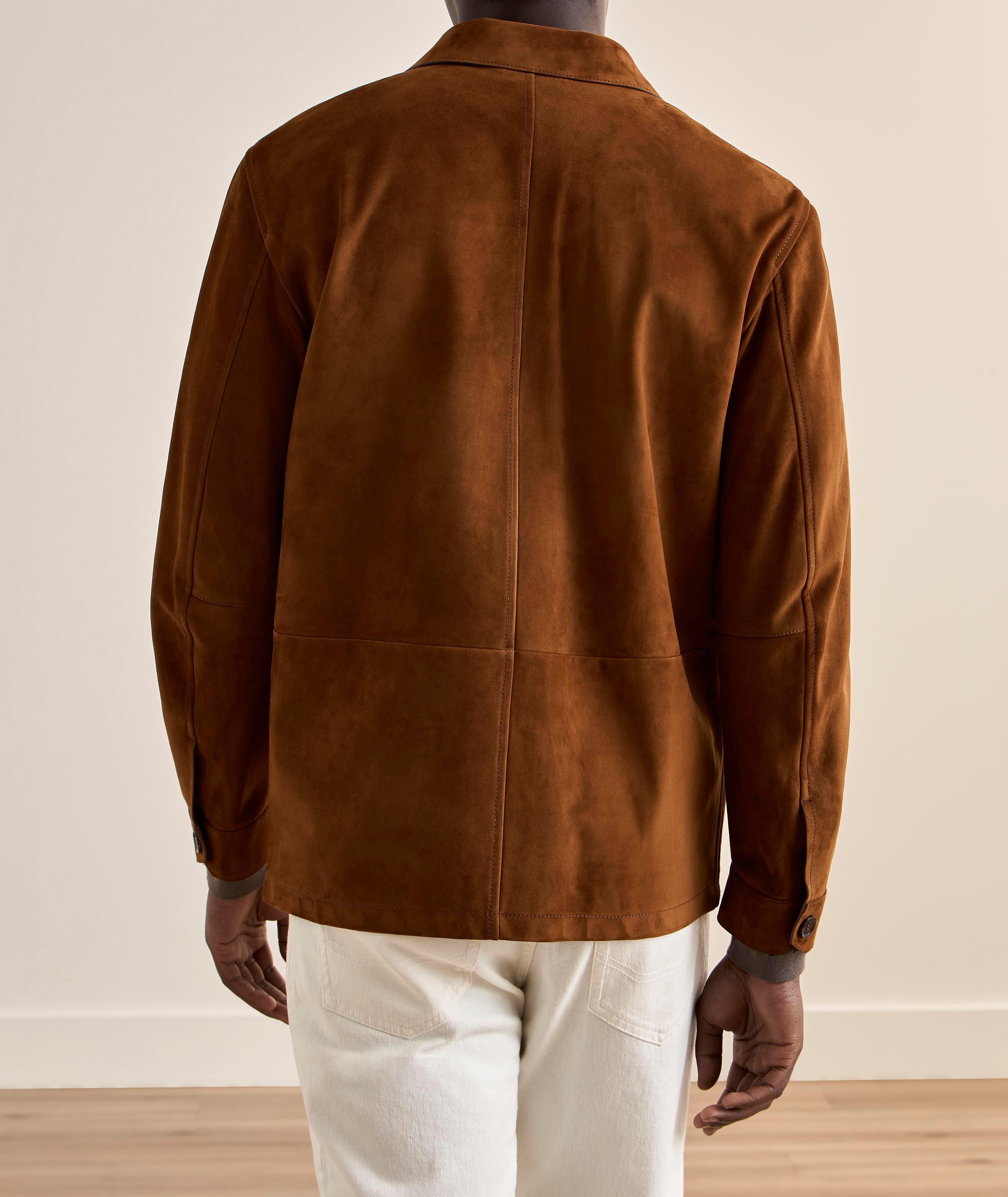 Veston désert suède cachemire image 2