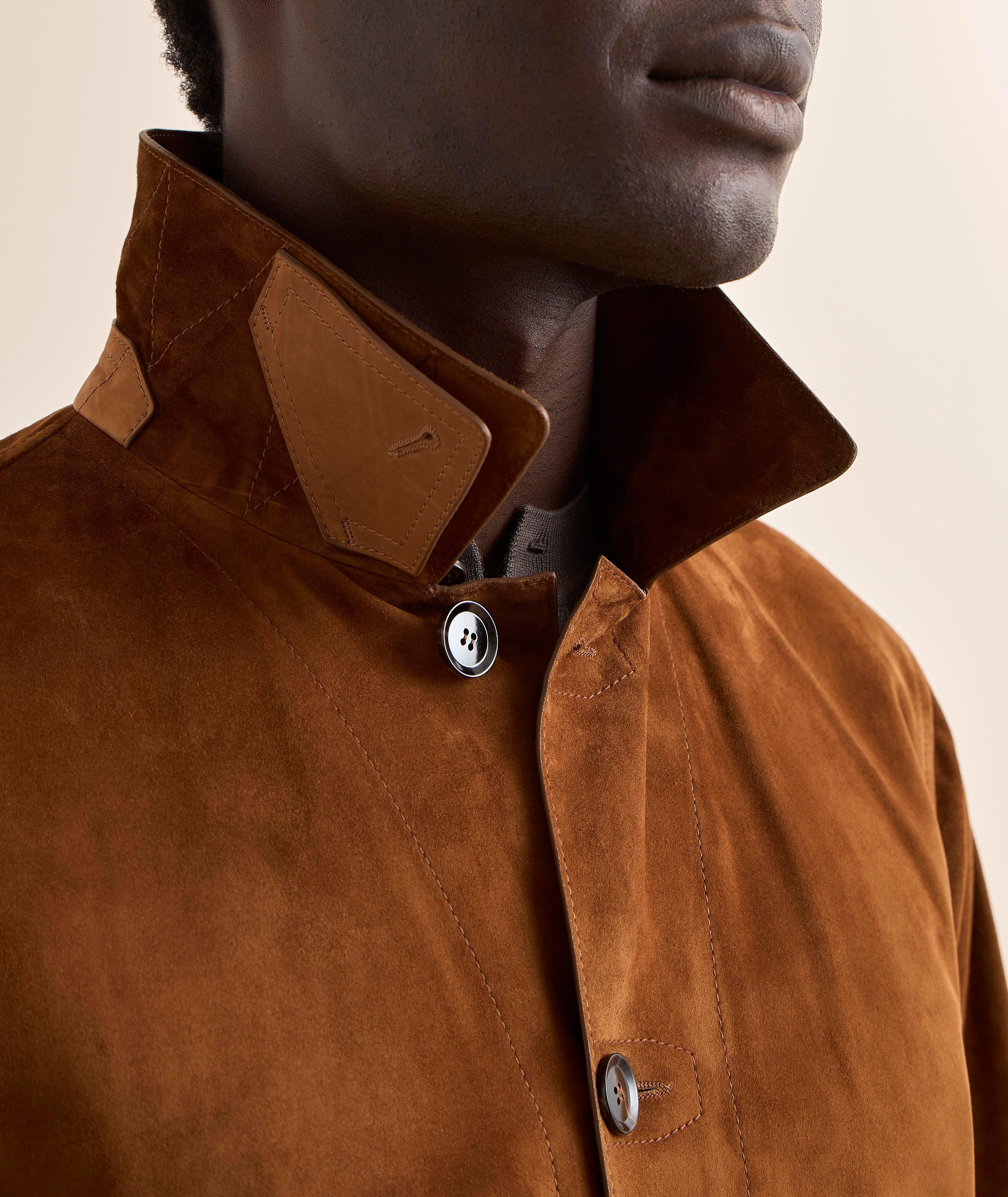 Veston désert suède cachemire image 4