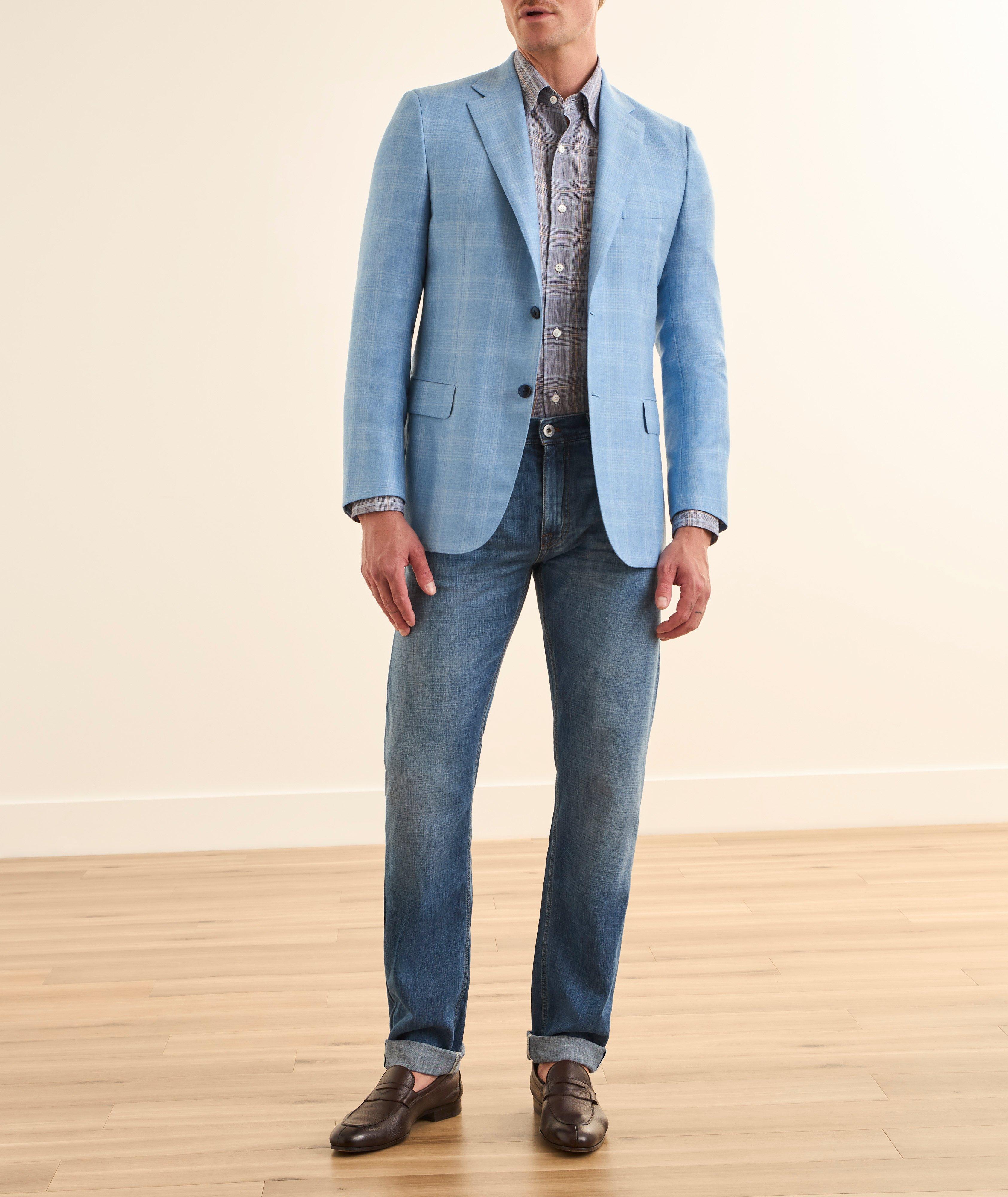 Ravello Plaid Cashmere-Plaid Sport Jacket image 4