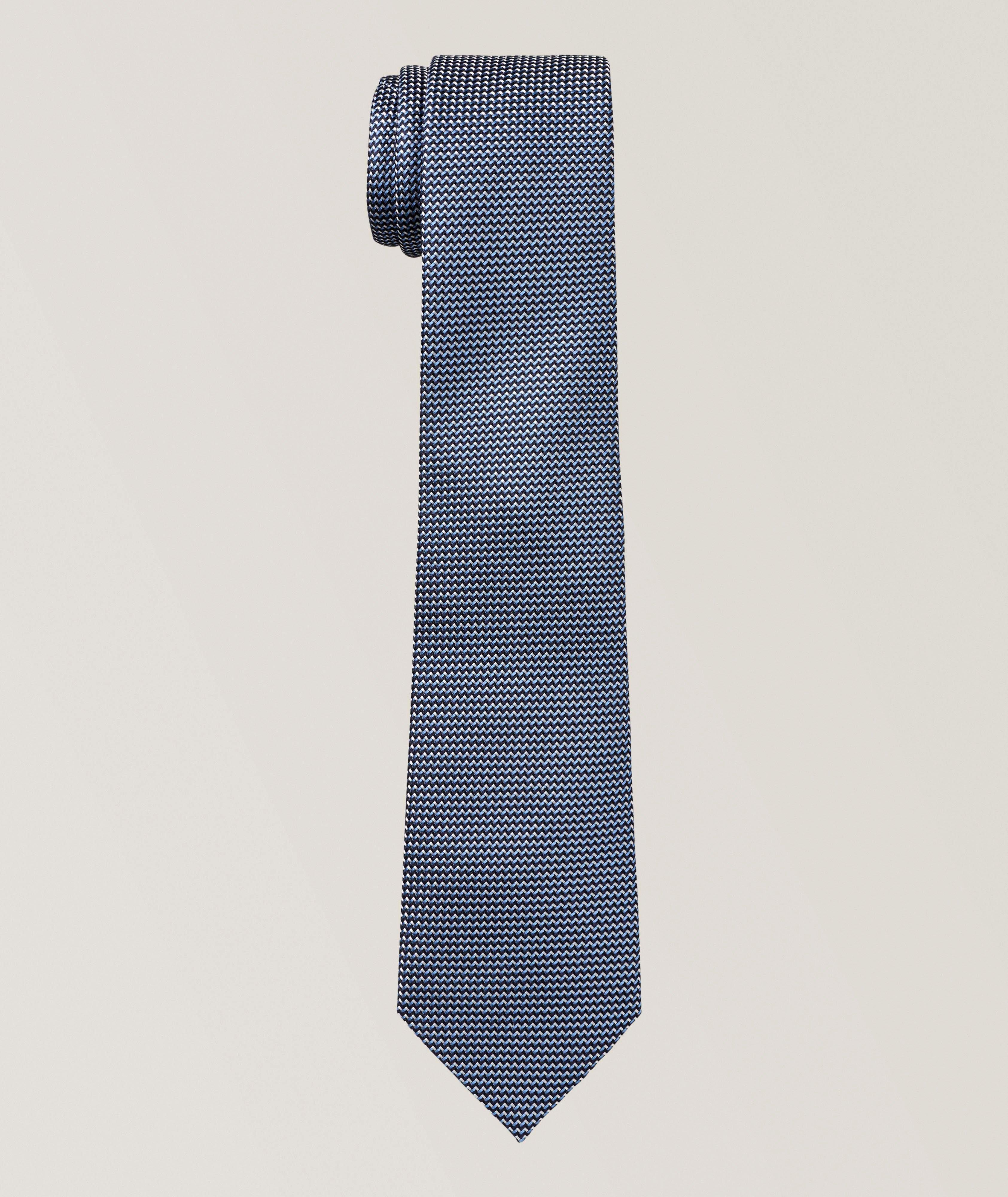 Brioni Micro-Neat Silk Tie