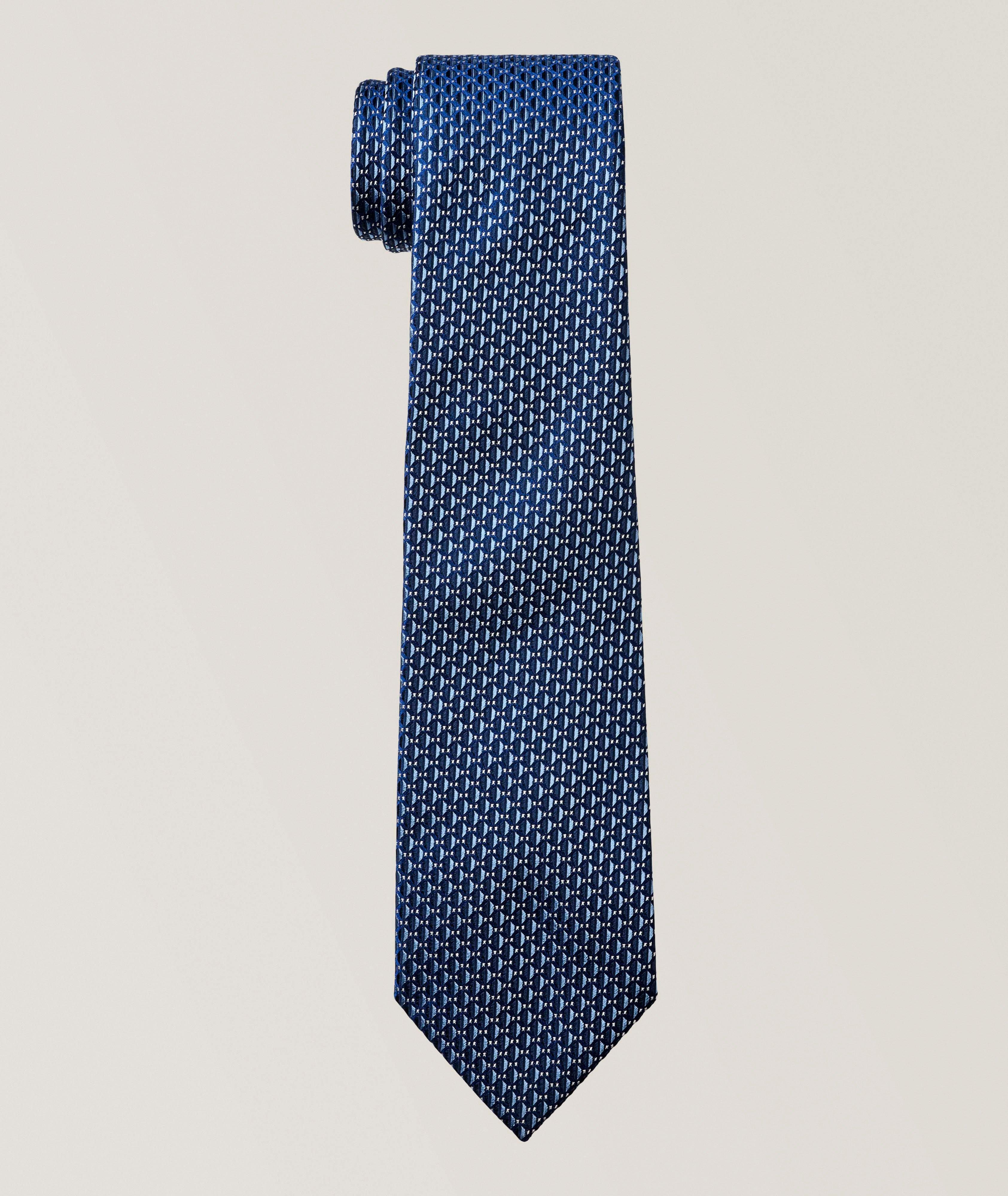 Brioni Micro-Jacquard Silk Tie