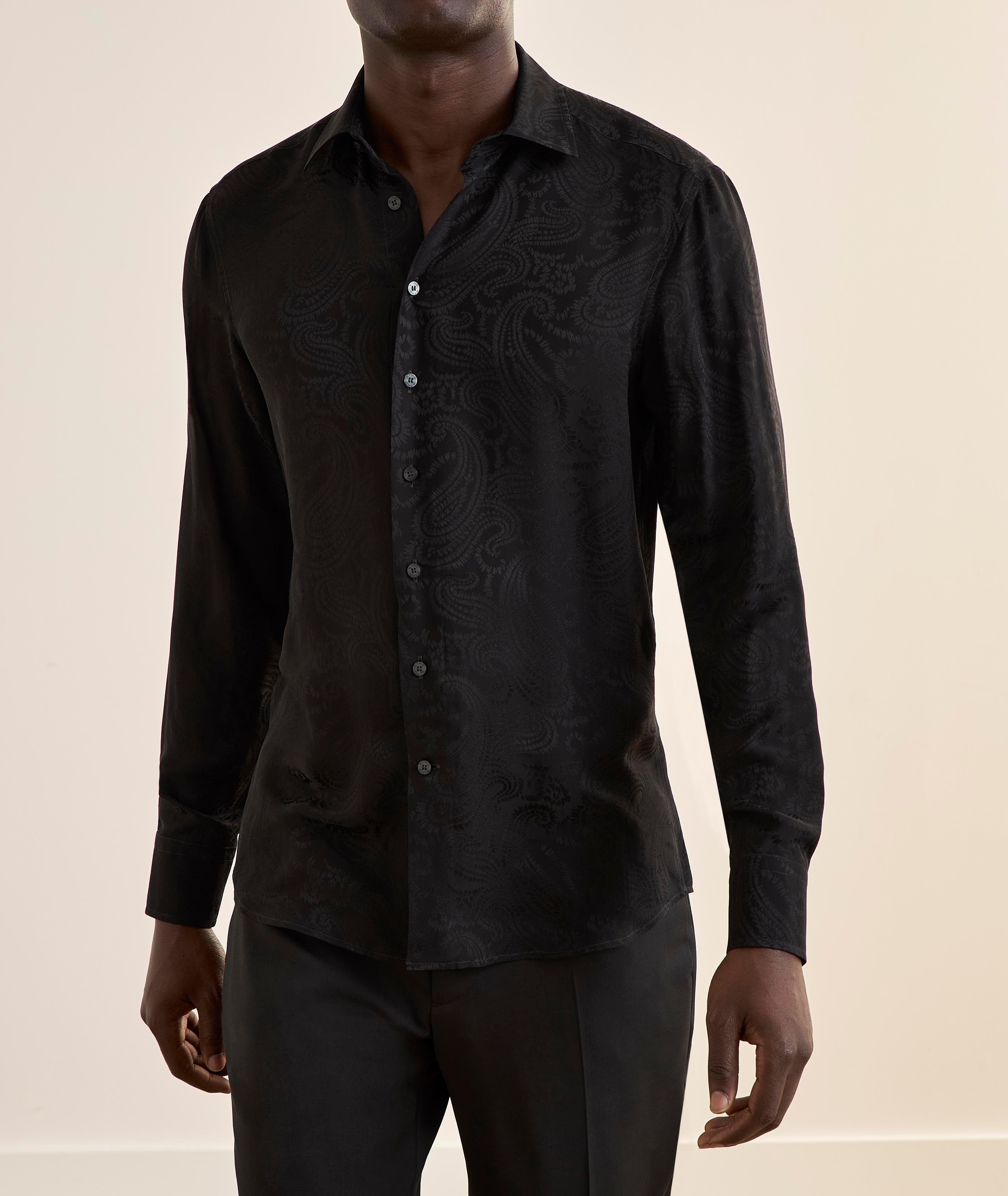 Paisley Silk-Blend Shirt image 1