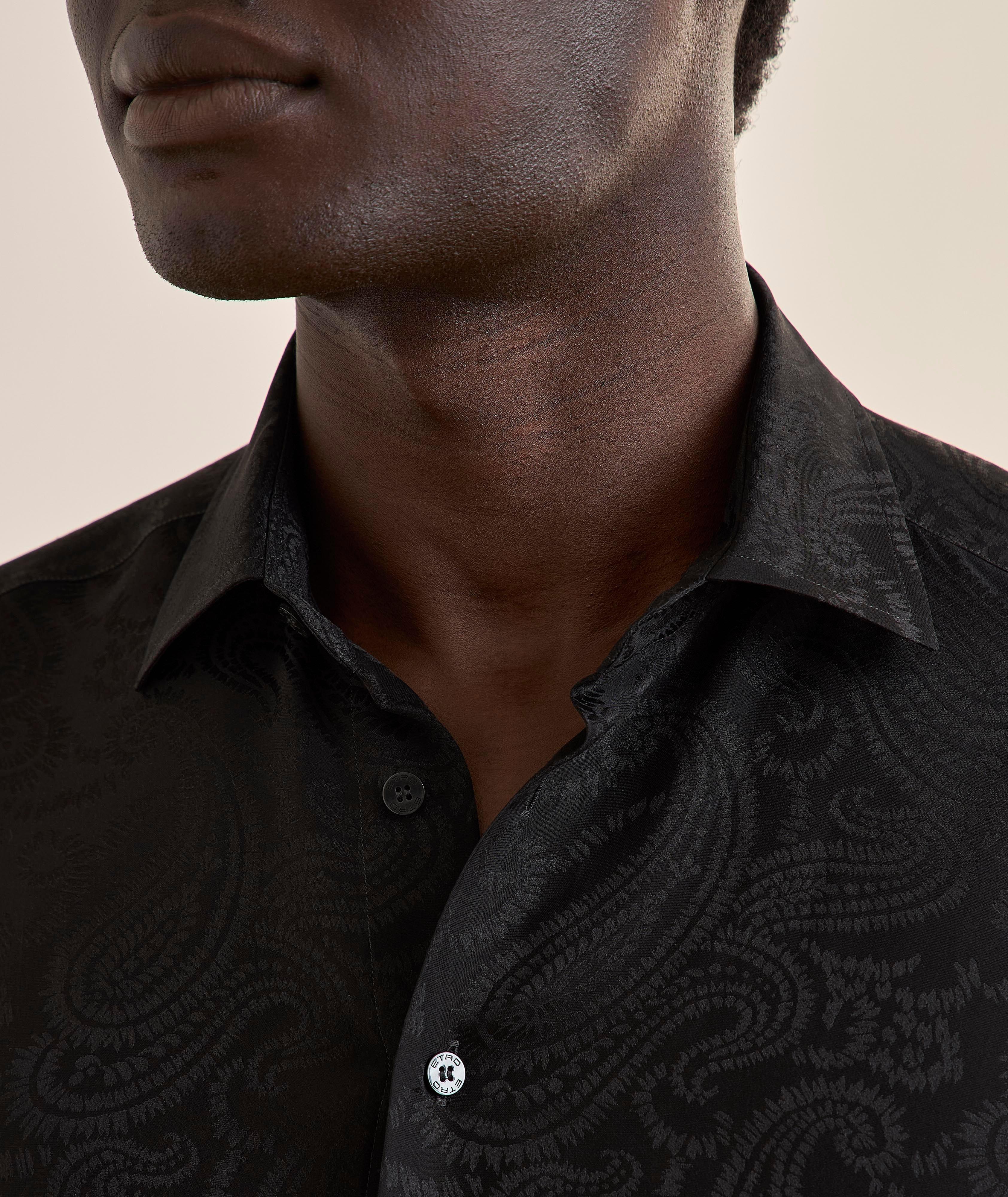 Paisley Silk-Blend Shirt image 3
