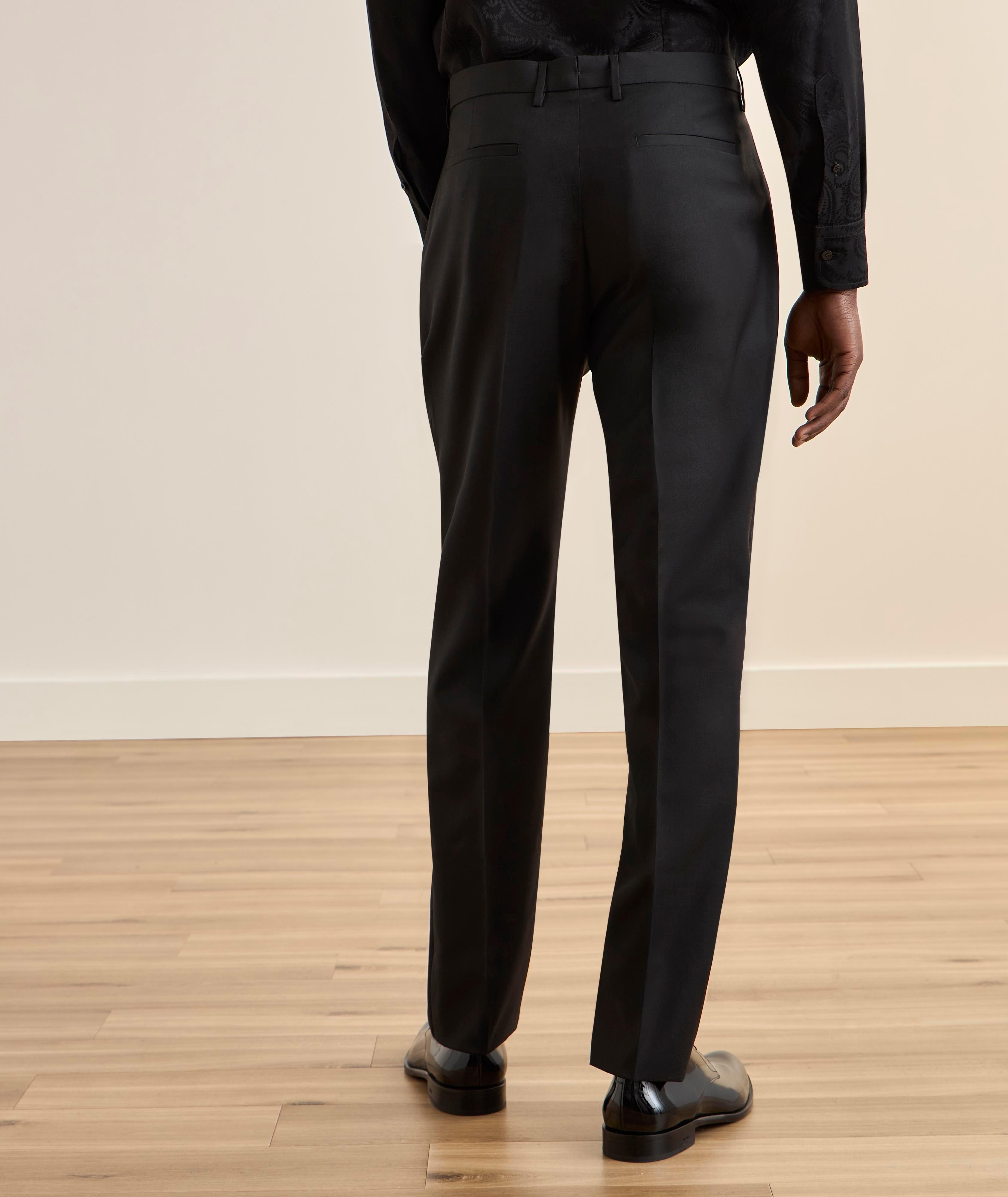 Side Band Wool Evening Pants image 2