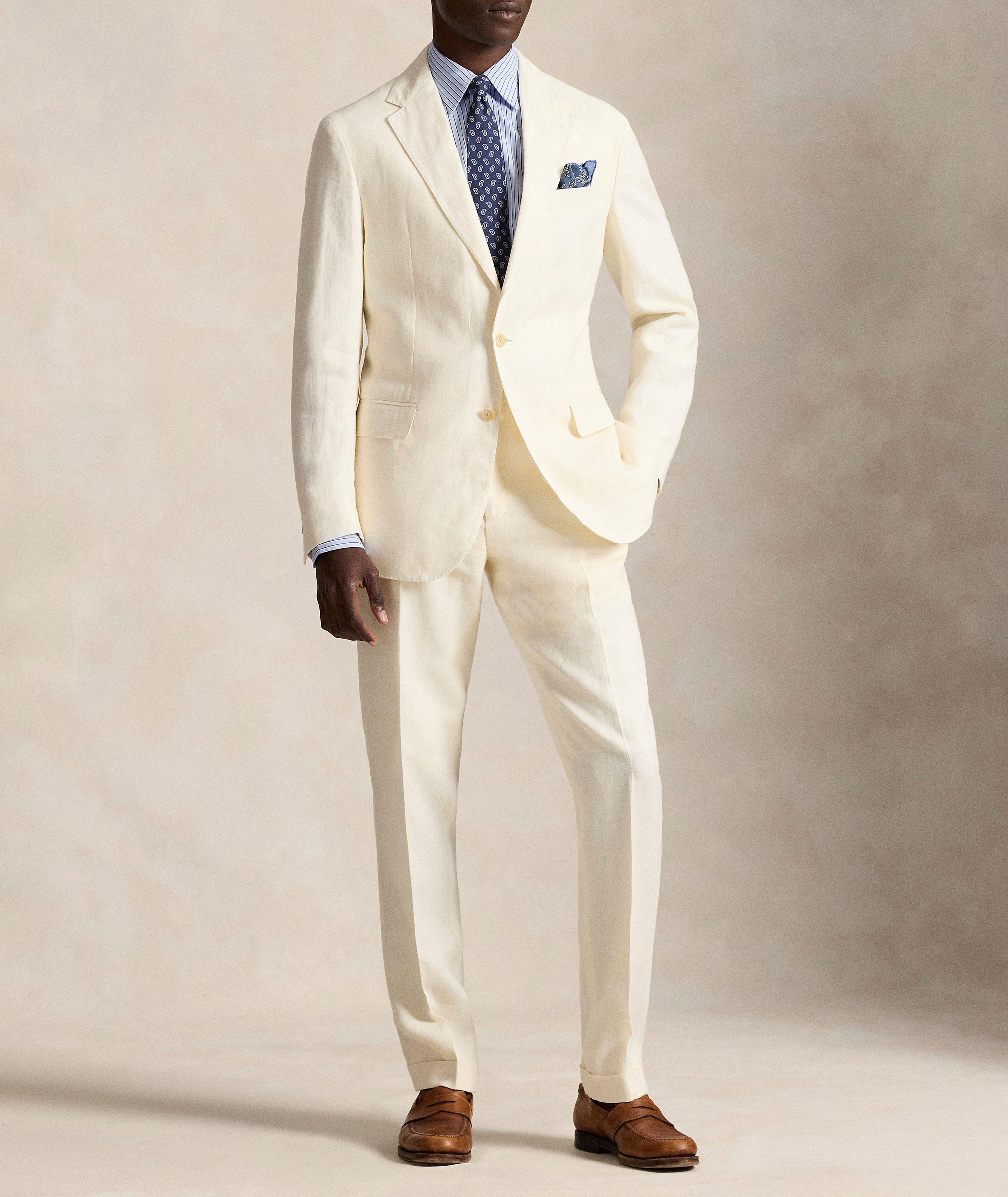 Polo Soft Tailored Linen Suit Jacket image 5
