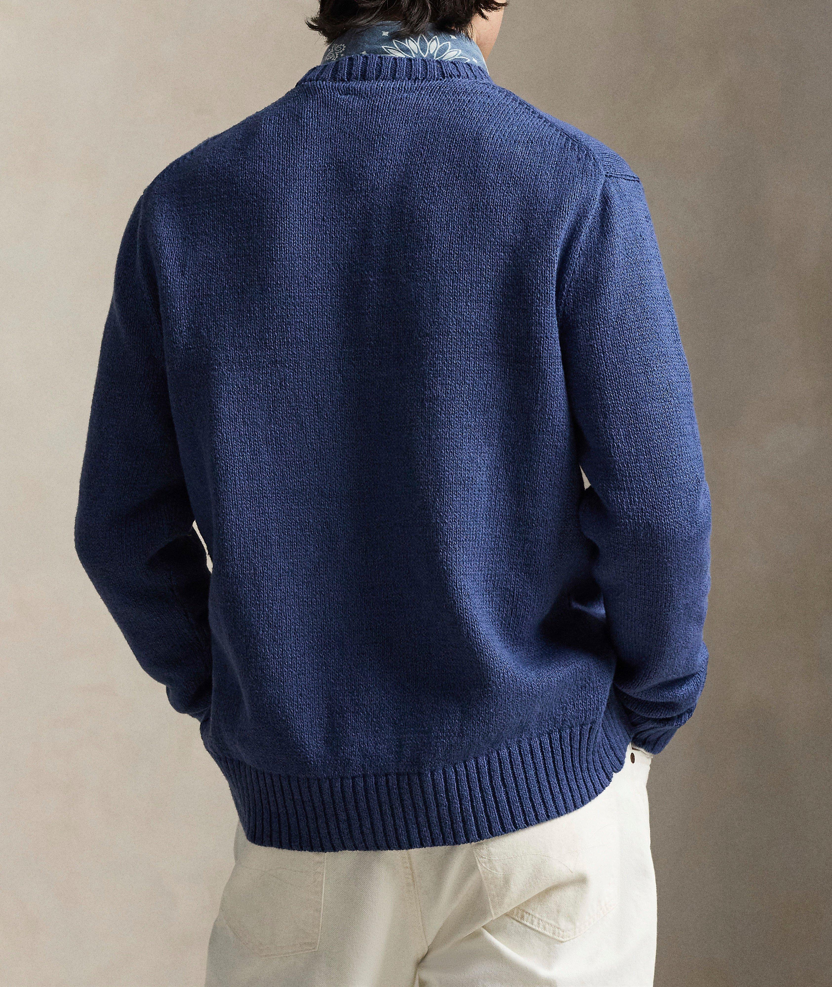 Polo Bear Linen-Cotton Sweater image 2