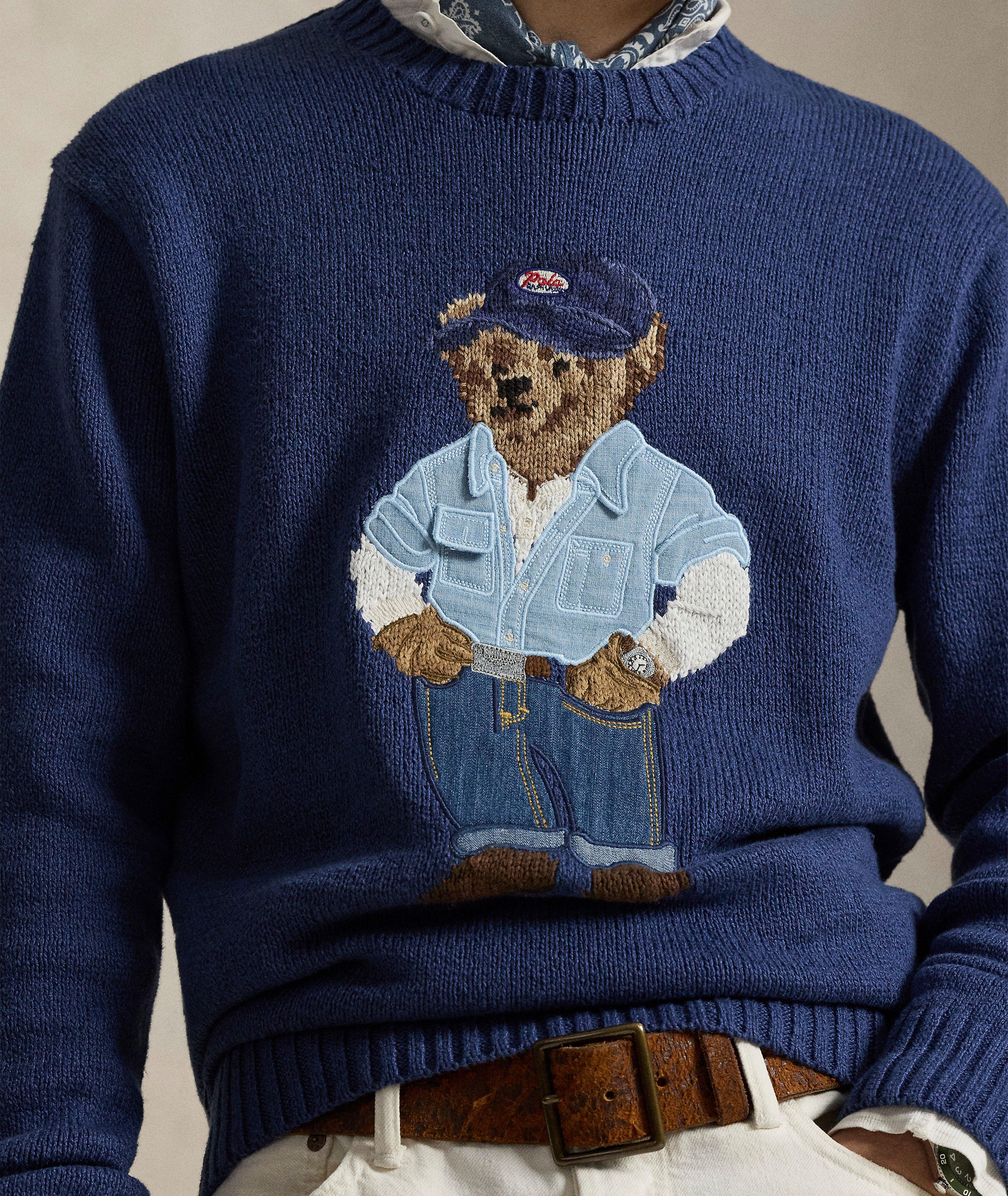 Polo Bear Linen-Cotton Sweater image 3