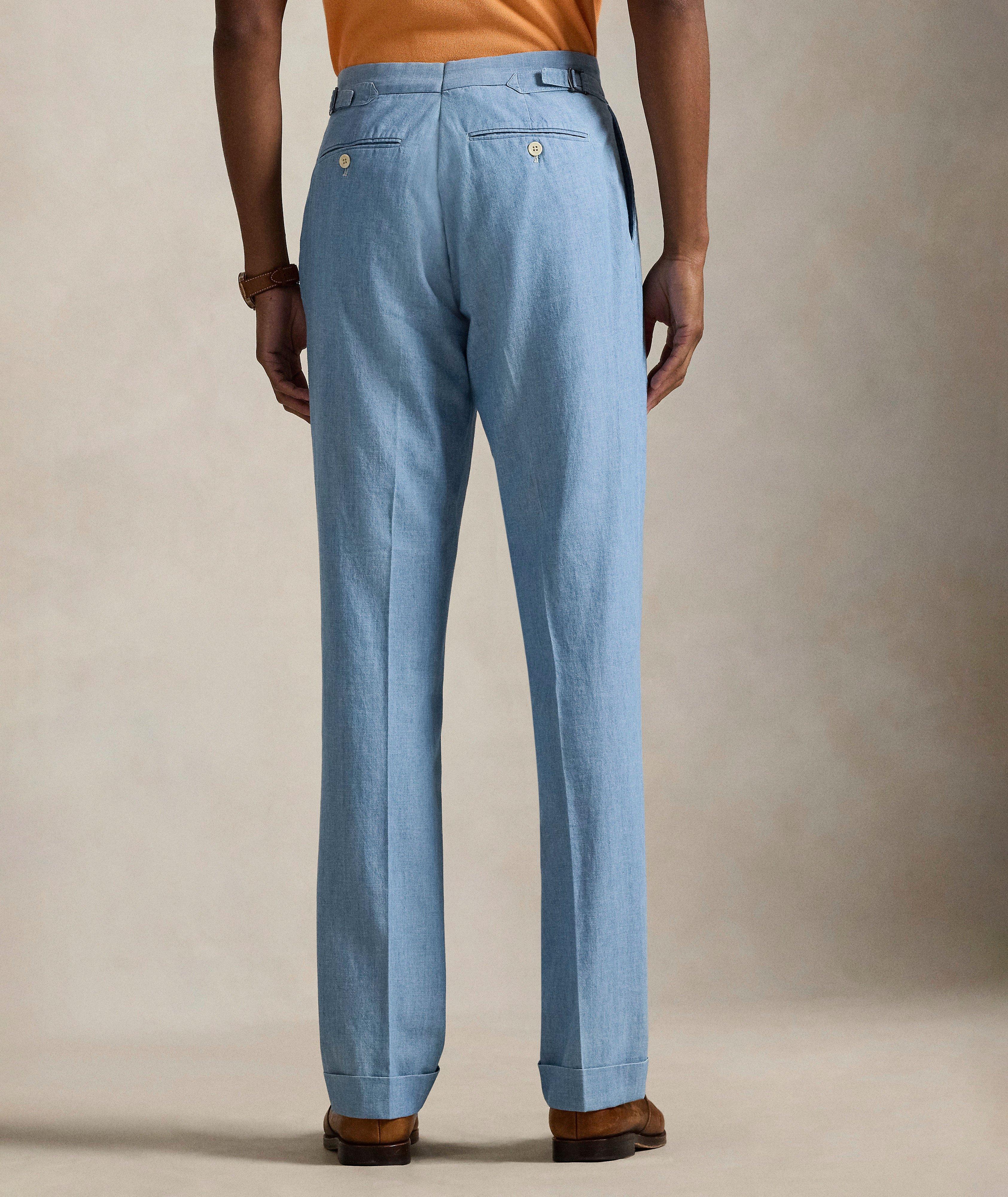 Chambray Suit Pants image 2
