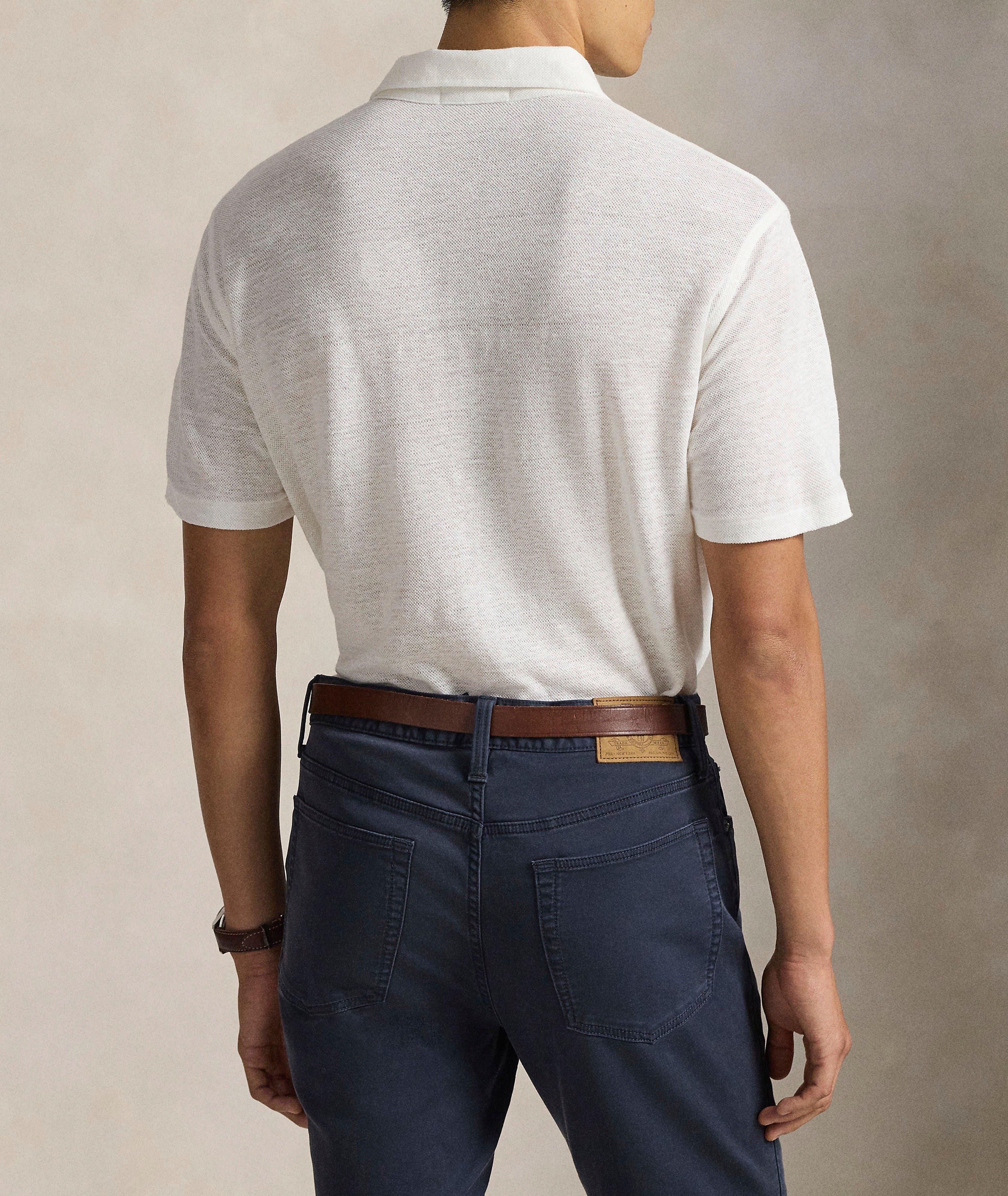 Polo piqué lin coupe-standard image 2