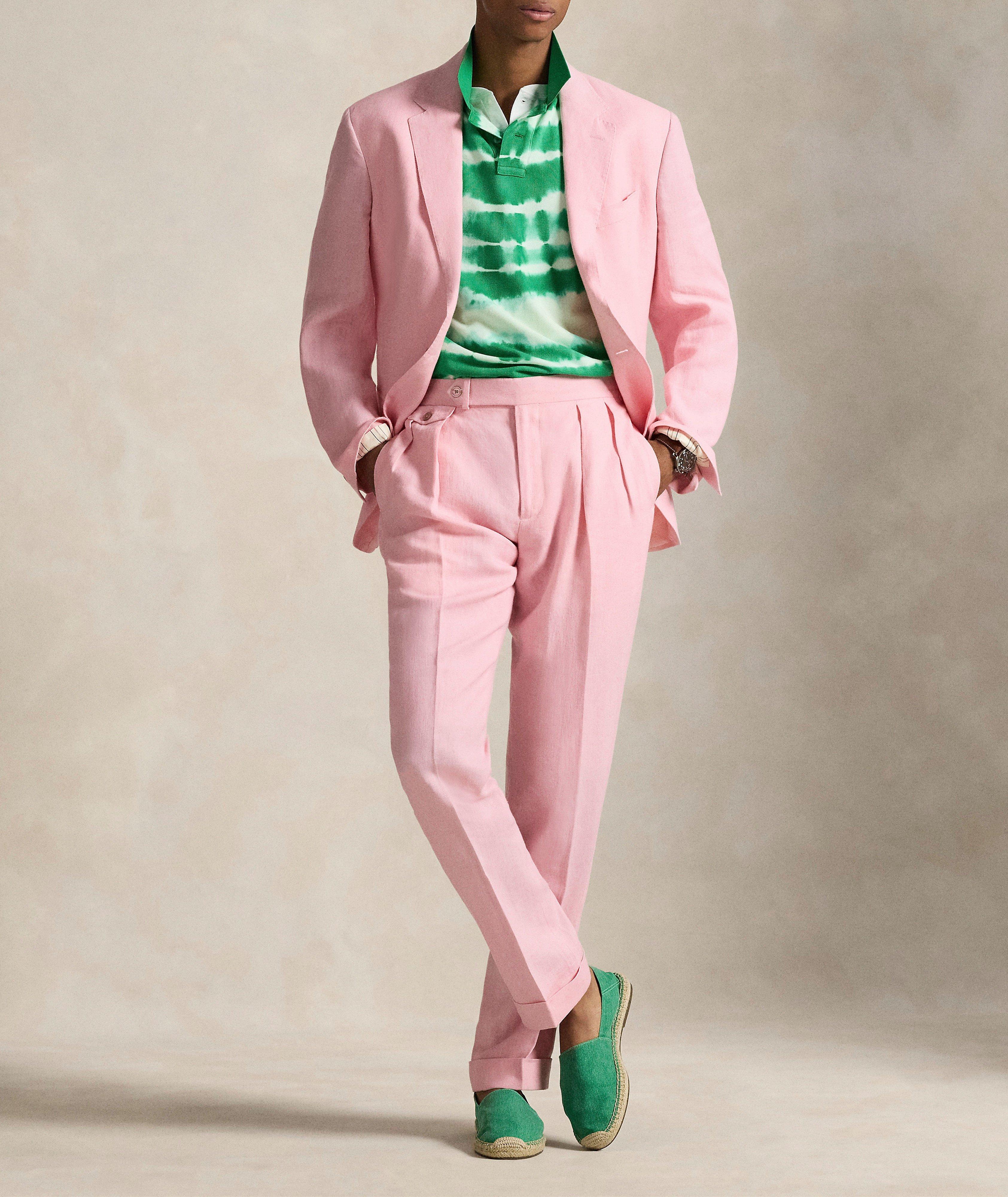 Veston lin ajusté Polo image 6