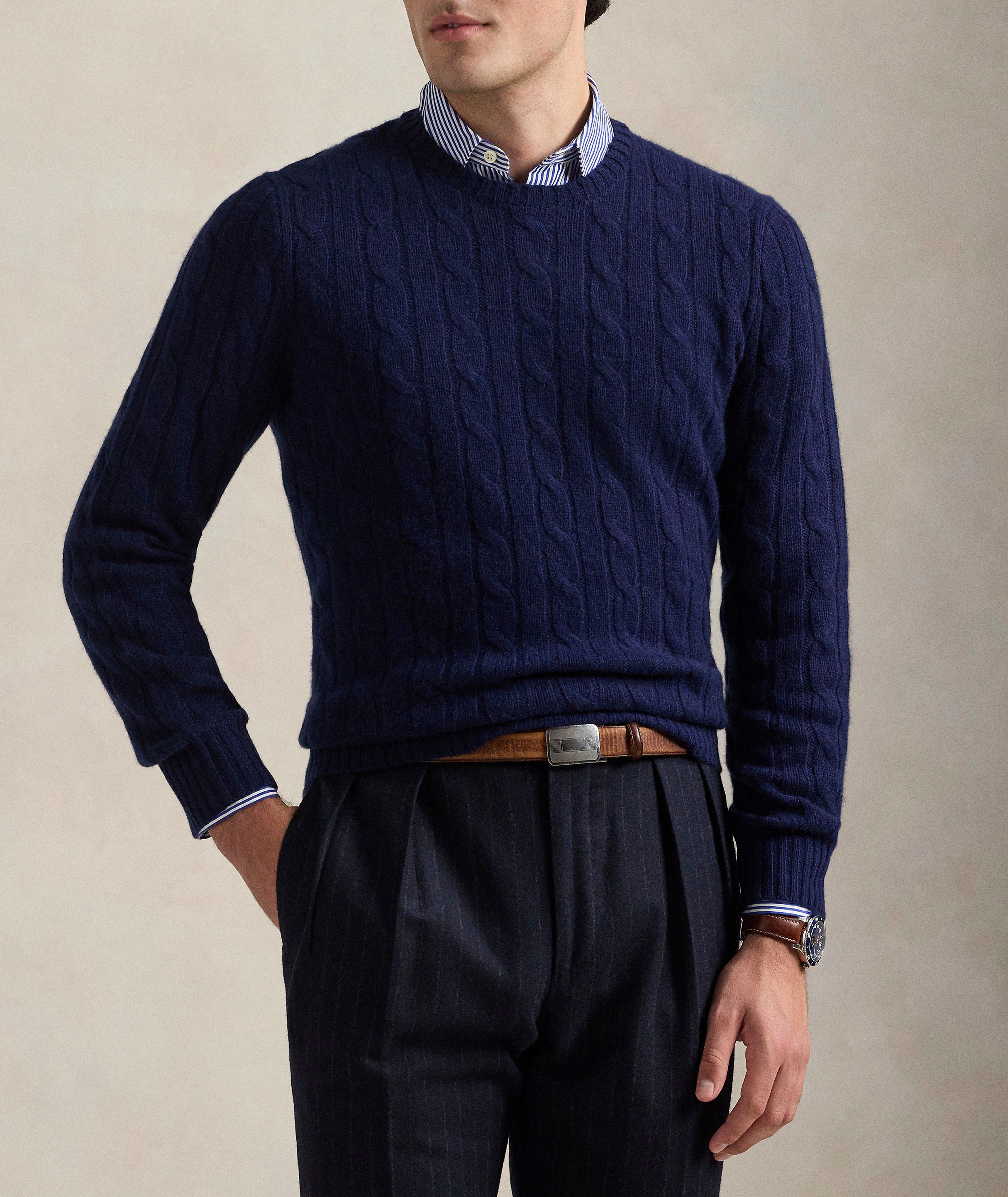 Pull cachemire tricot torsadé The Iconic image 1