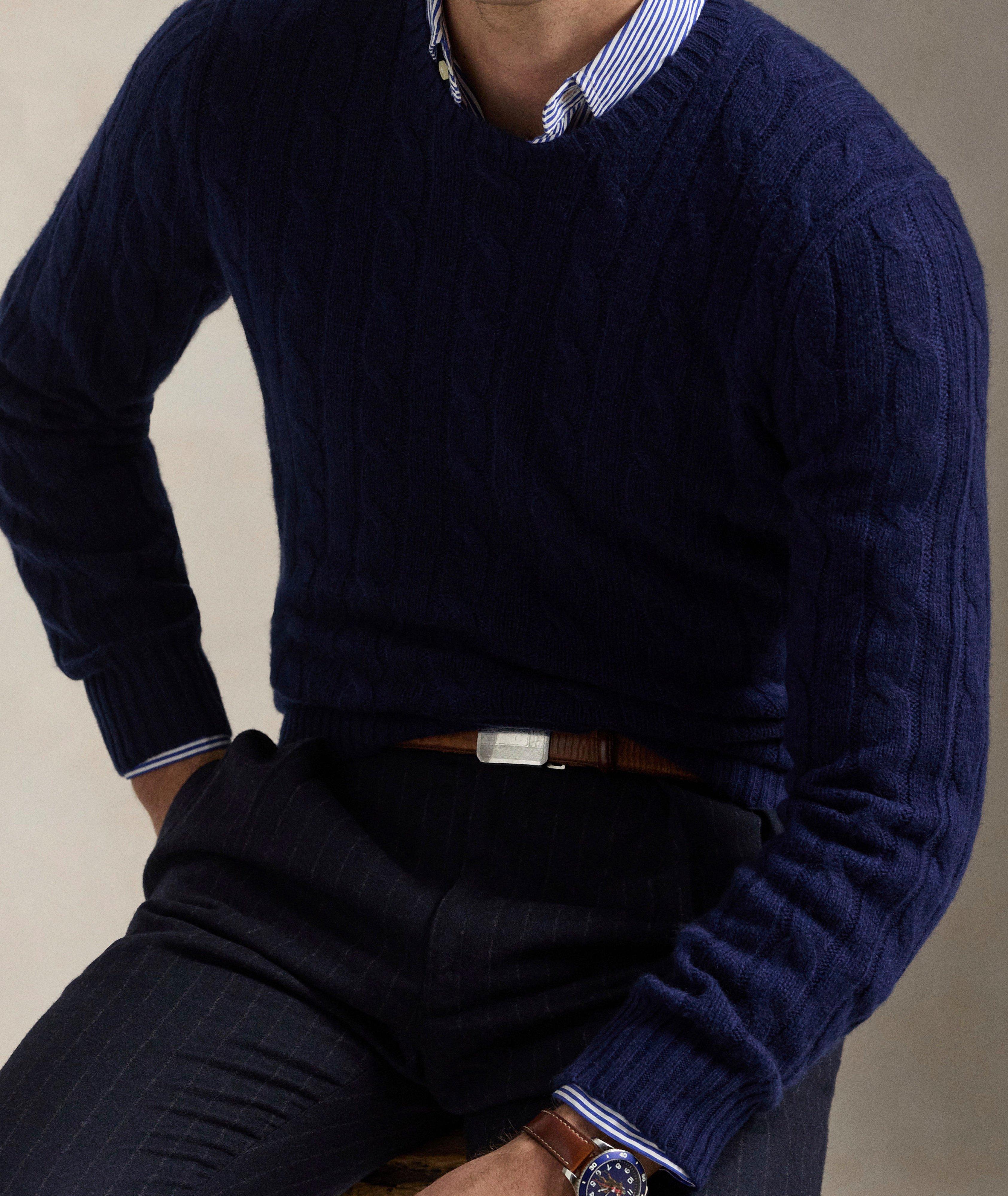 Pull cachemire tricot torsadé The Iconic image 3