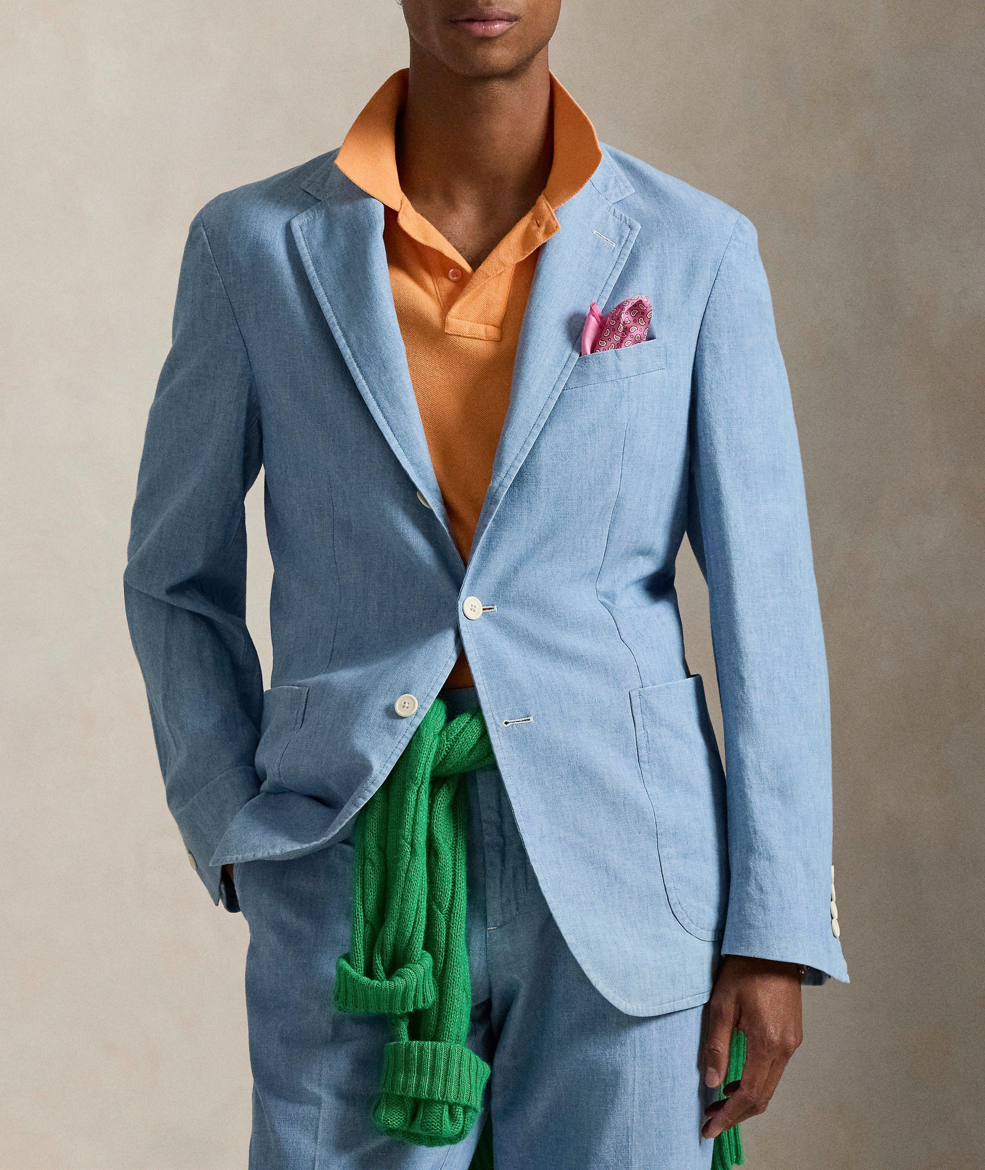 Polo Soft Tailored-Fit Chambray Jacket image 1