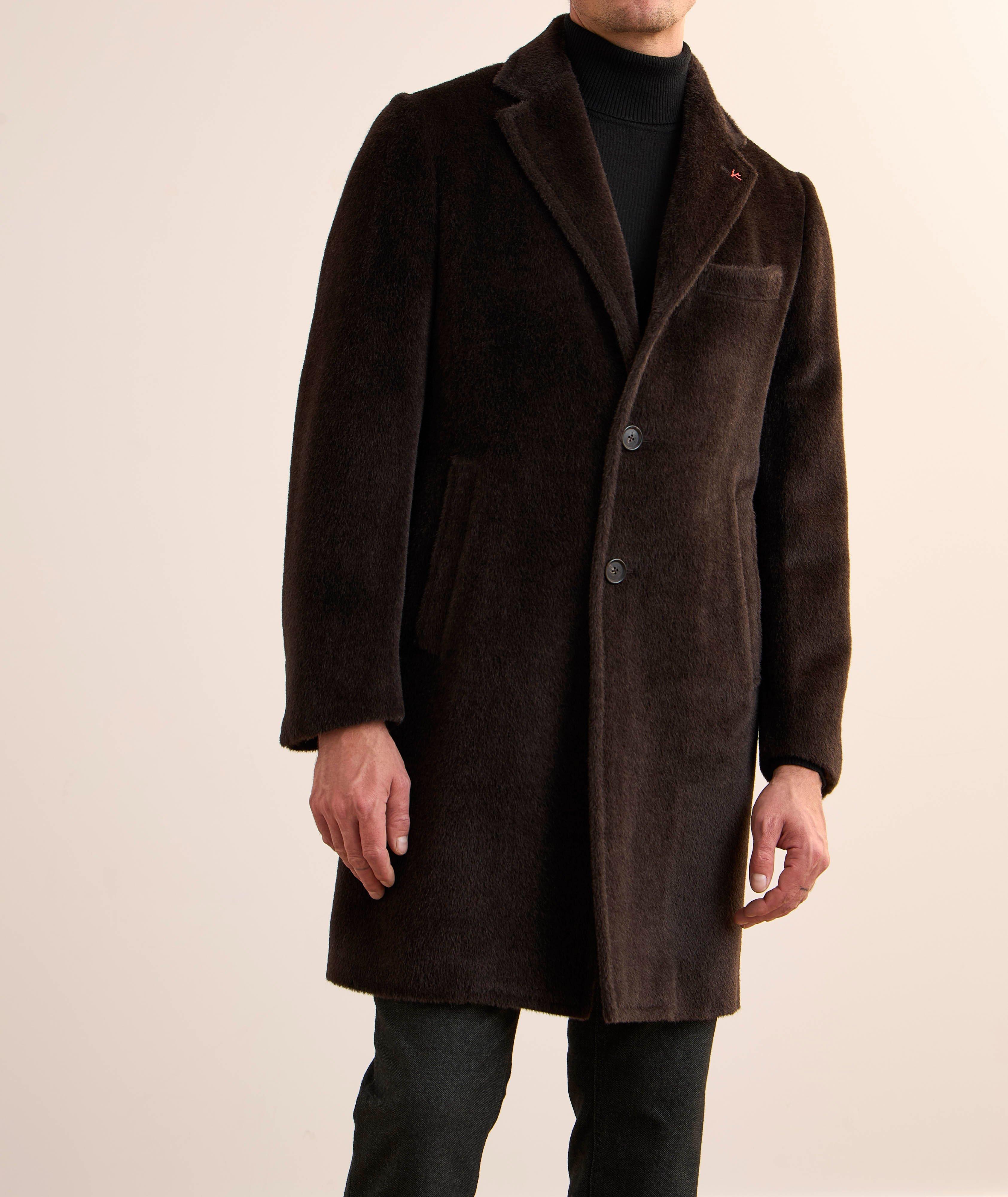 Manteau alpaga péruvien et laine image 1