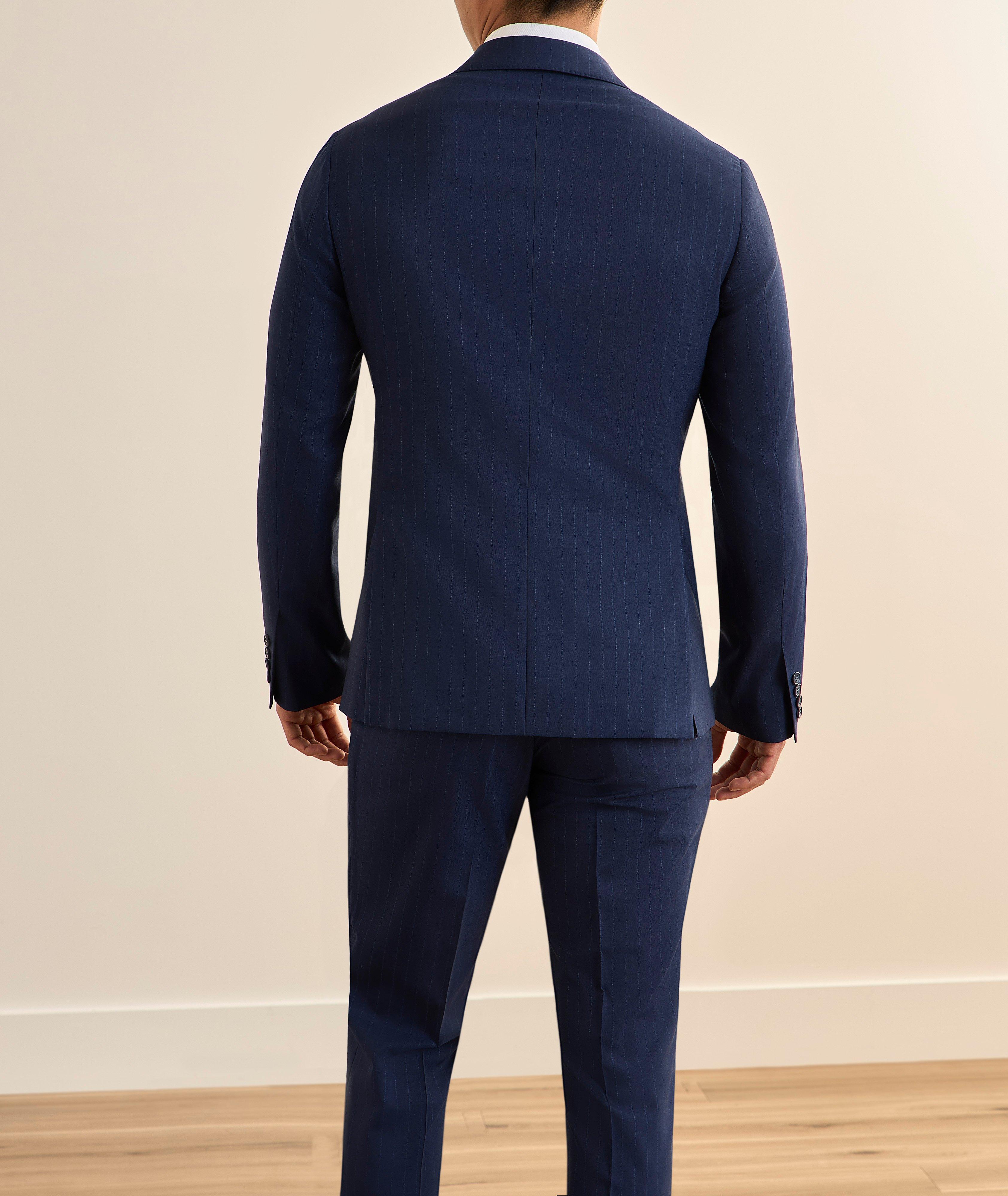 Chalk Stripe Wool Suit image 1