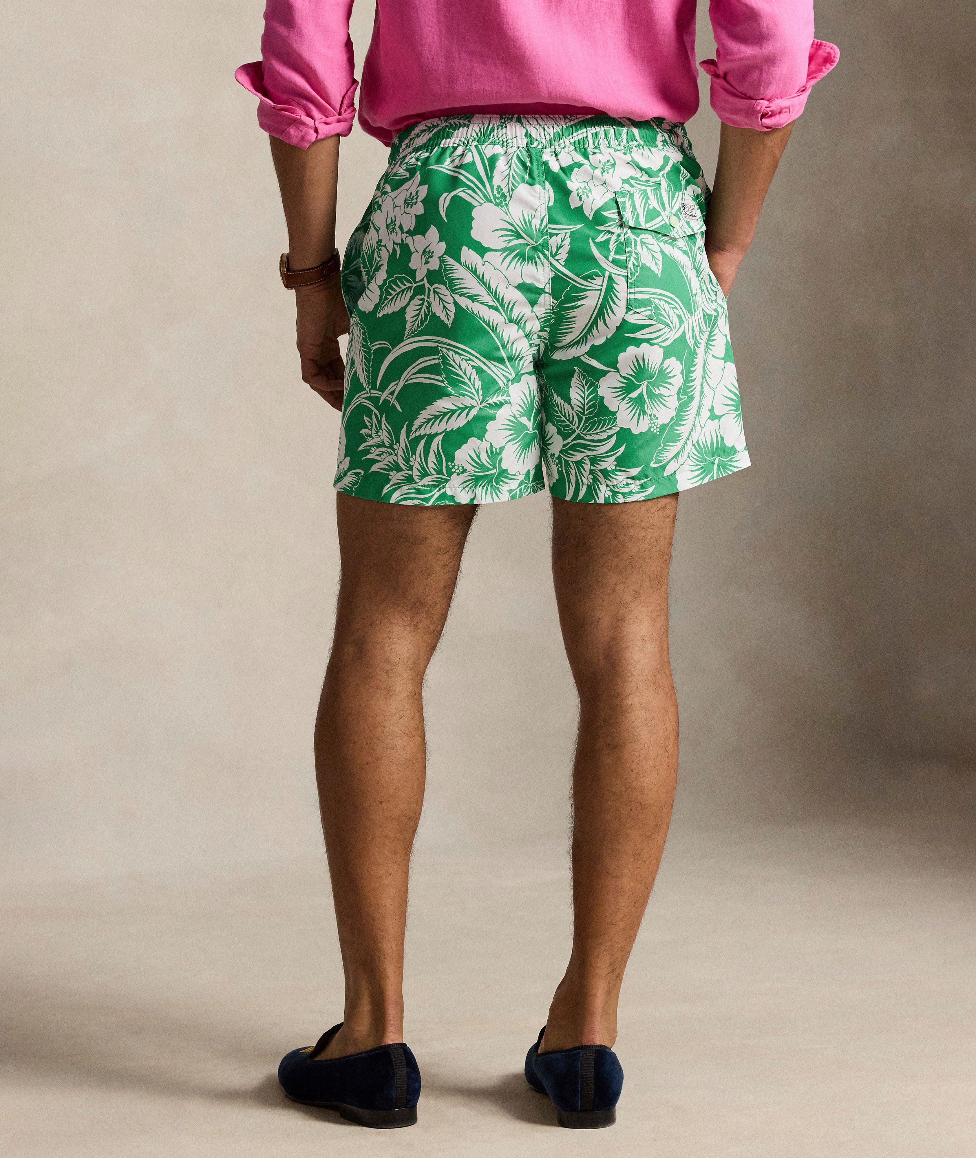 Traveler Tropical Floral & Palm Swim Shorts  image 2
