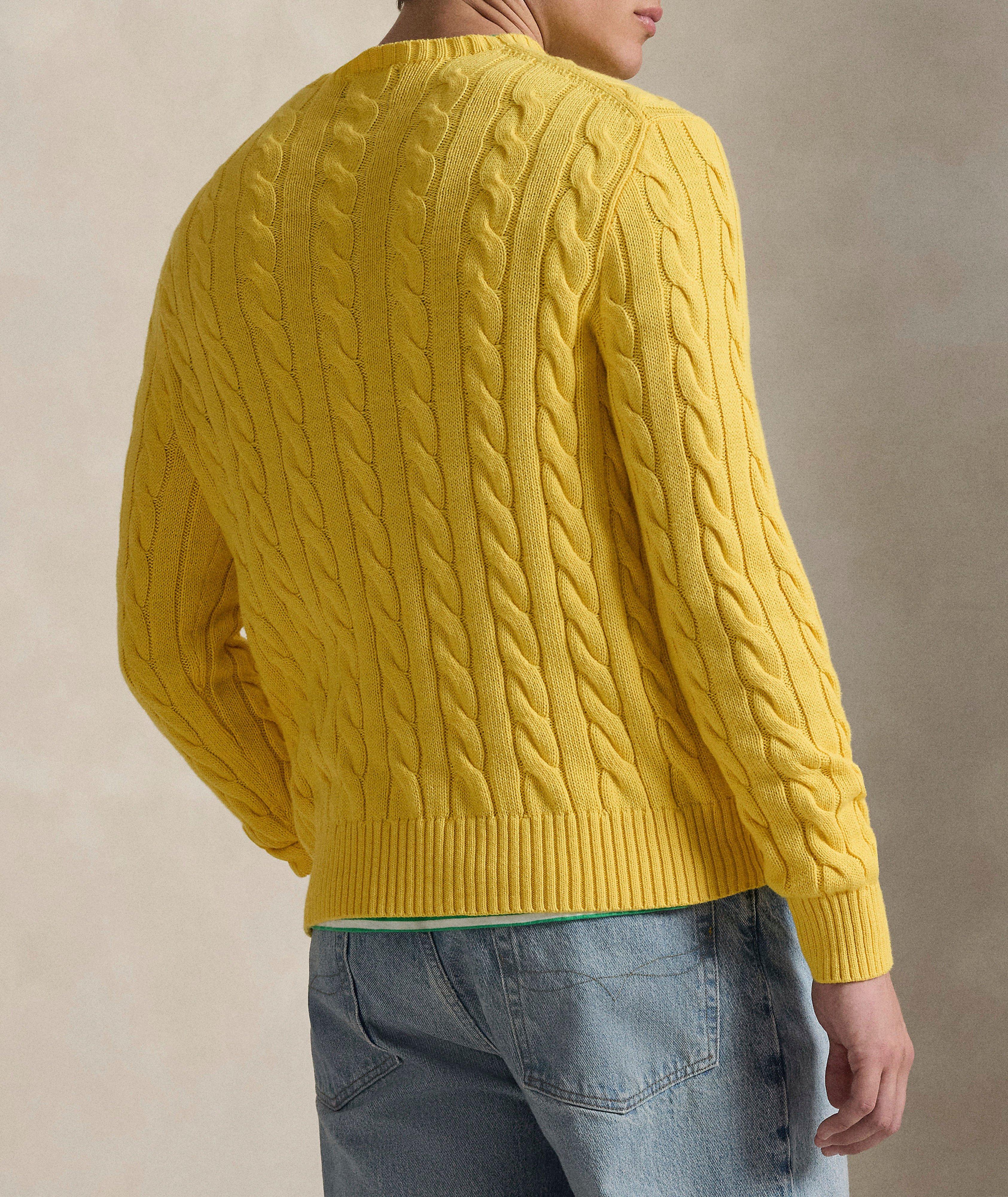Cable Knit Cotton Sweater image 2