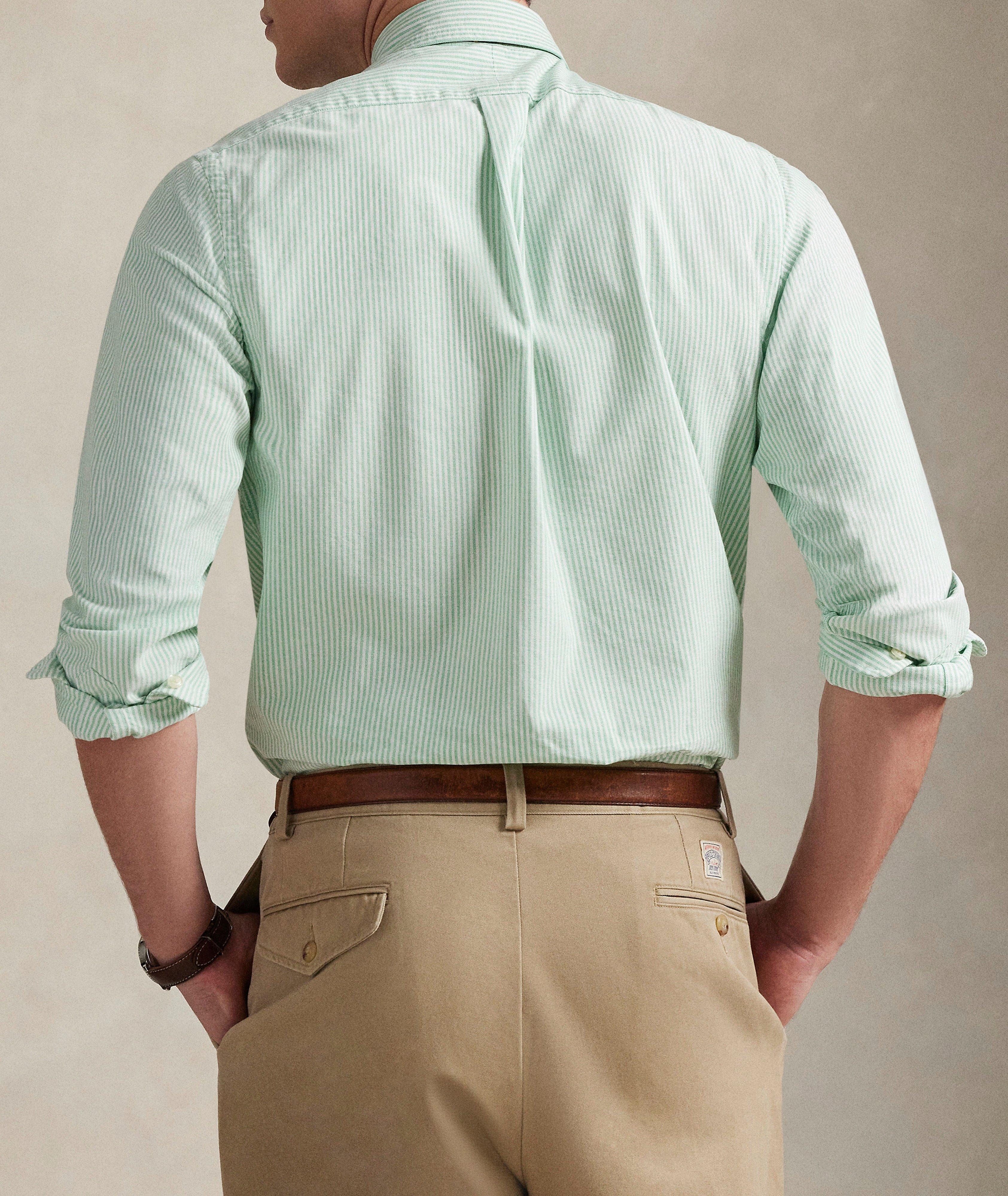 Classic-Fit Striped Oxford Shirt image 2