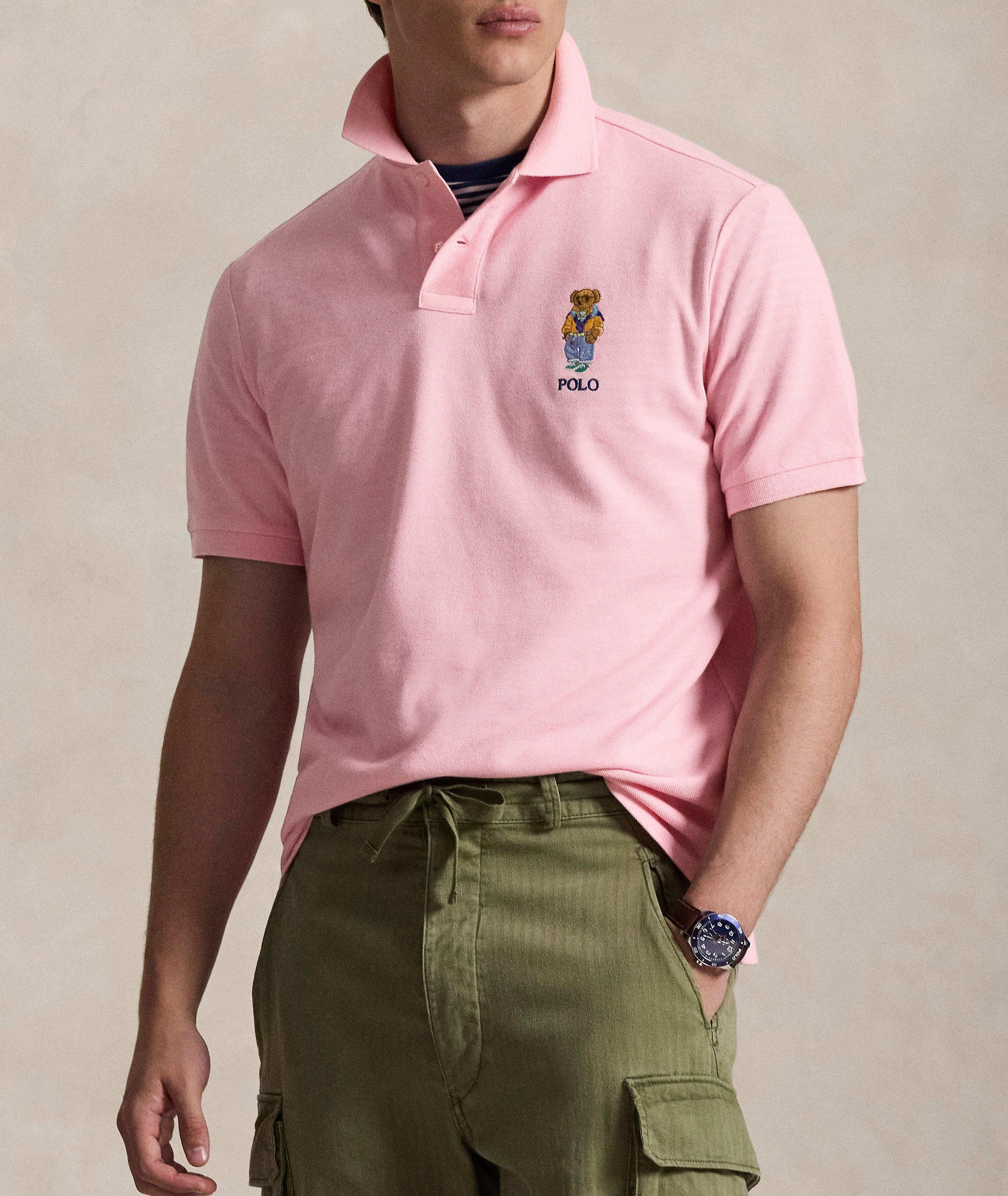 Polo Bear Mesh Polo Shirt image 1