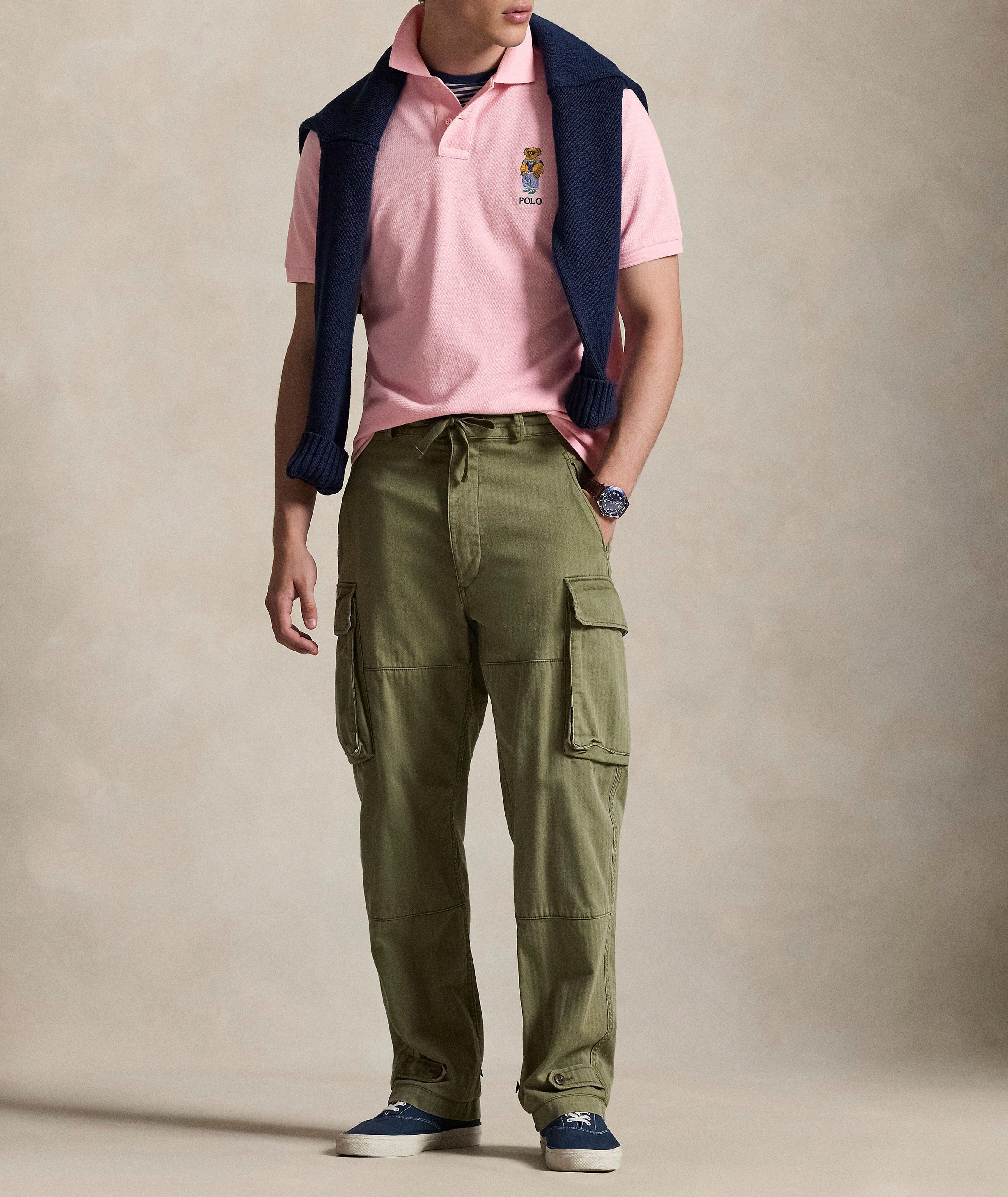 Polo Bear Mesh Polo Shirt image 4