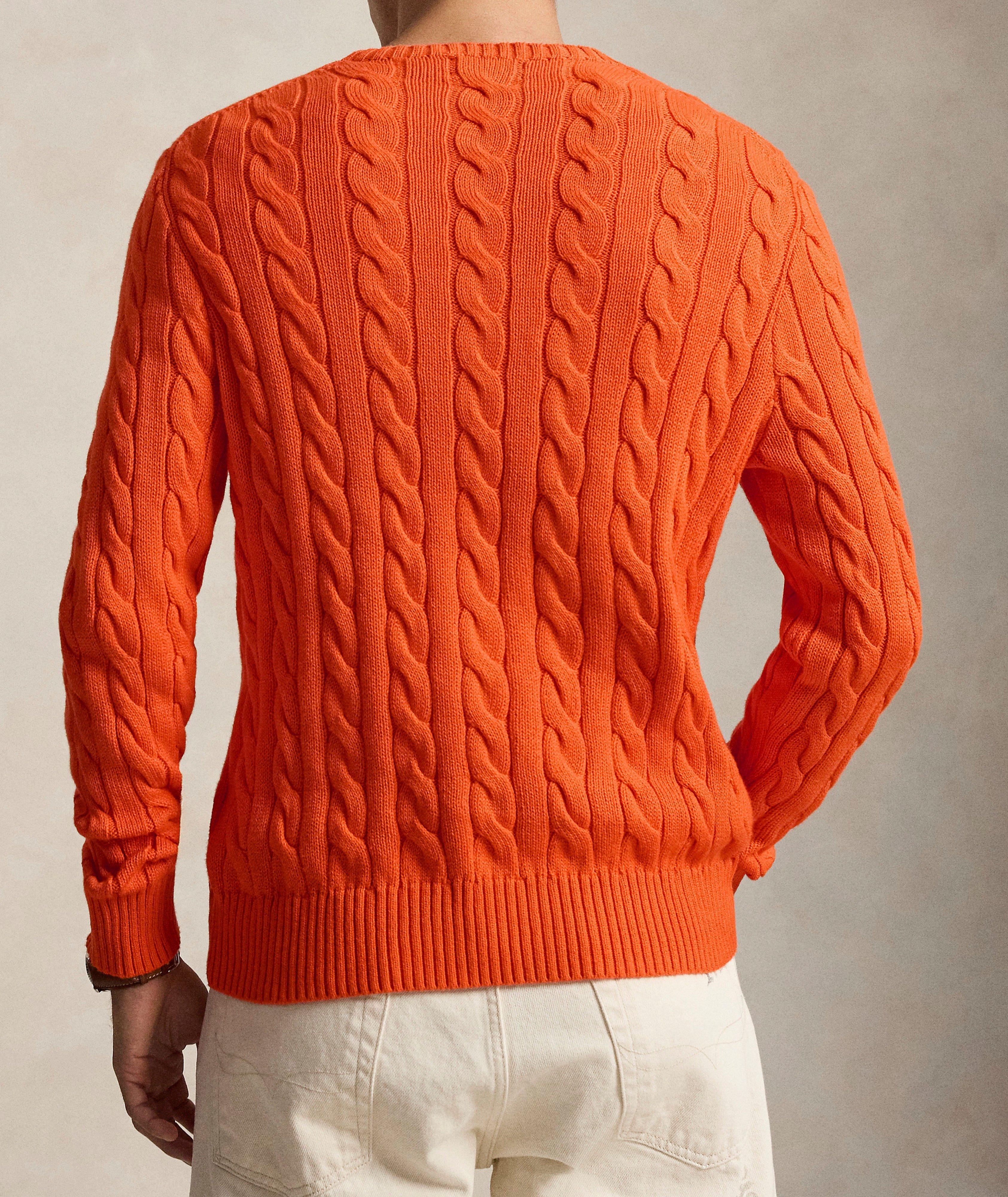 Cable Knit Cotton Sweater image 2