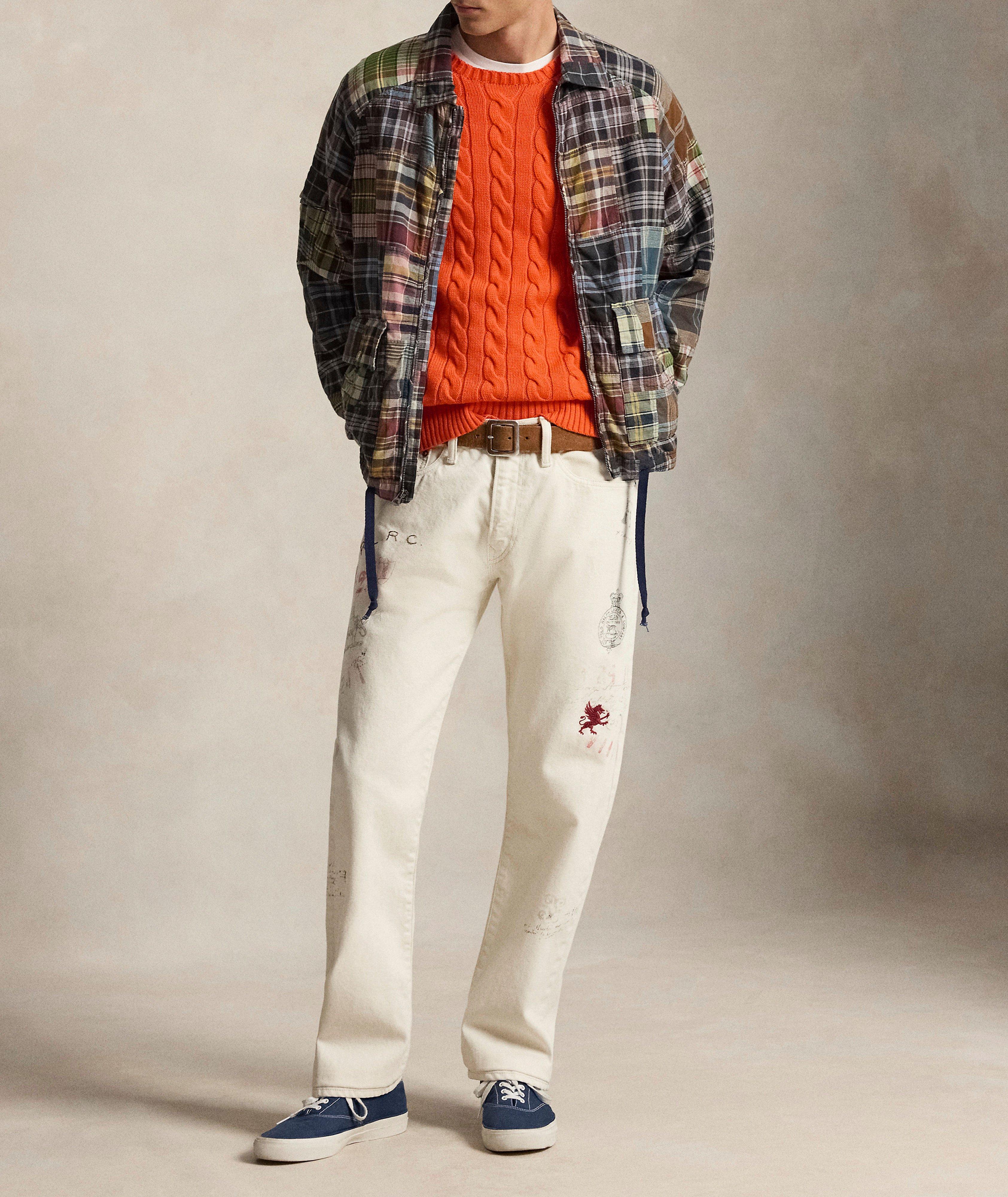 Cable Knit Cotton Sweater image 4