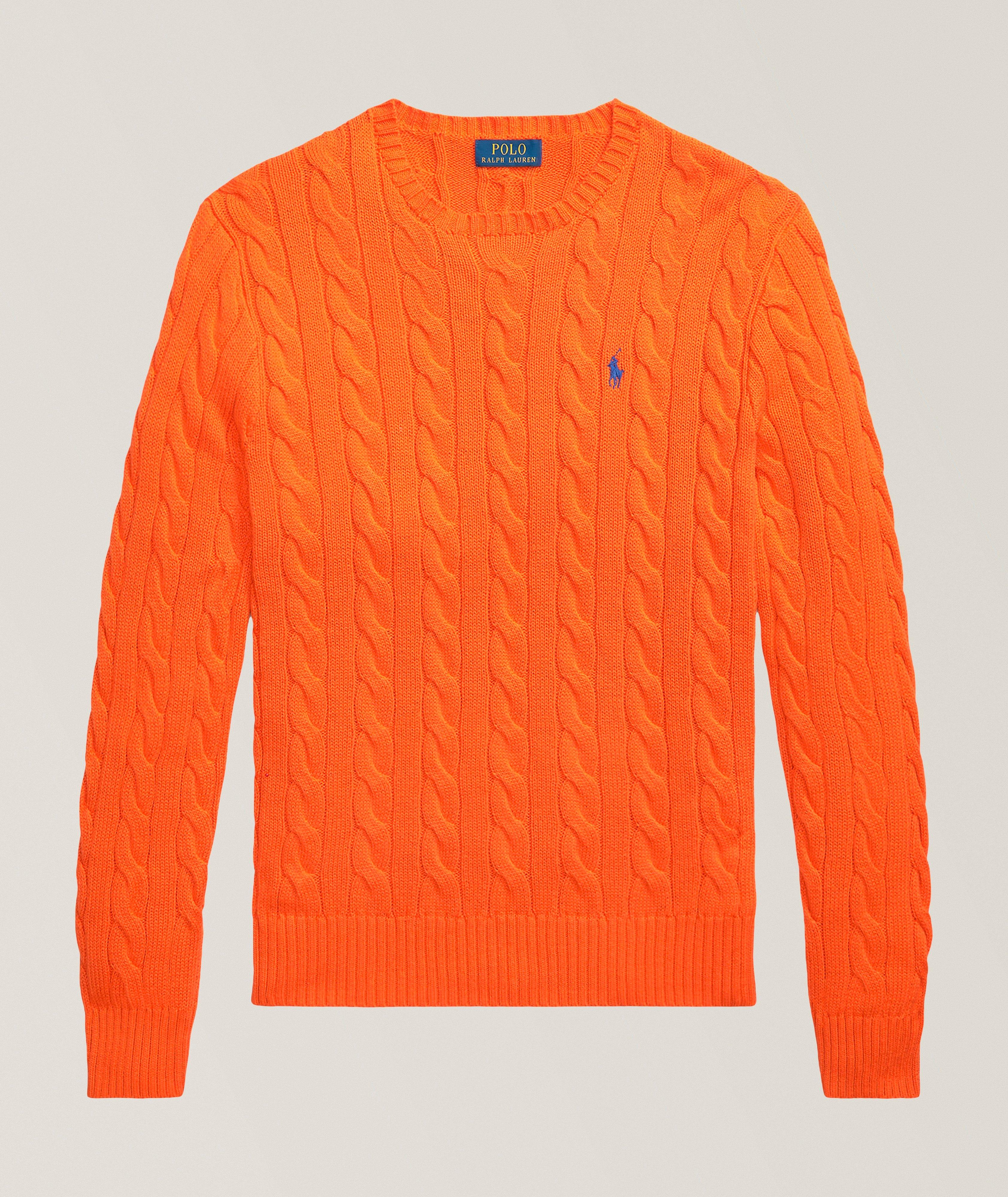 Cable Knit Cotton Sweater image 0