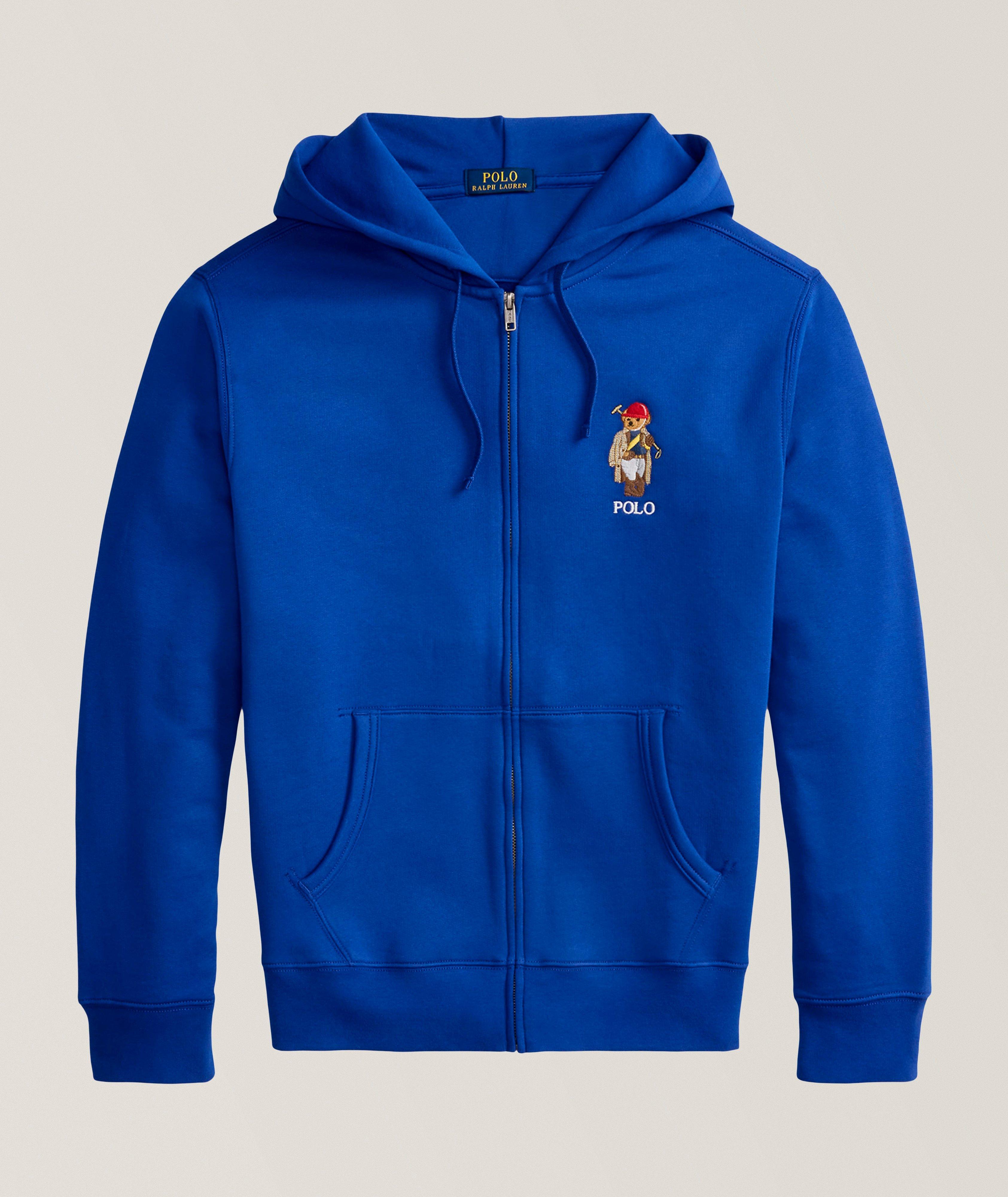 Polo Ralph Lauren Pull à capuche zippé molleton Polo Bear