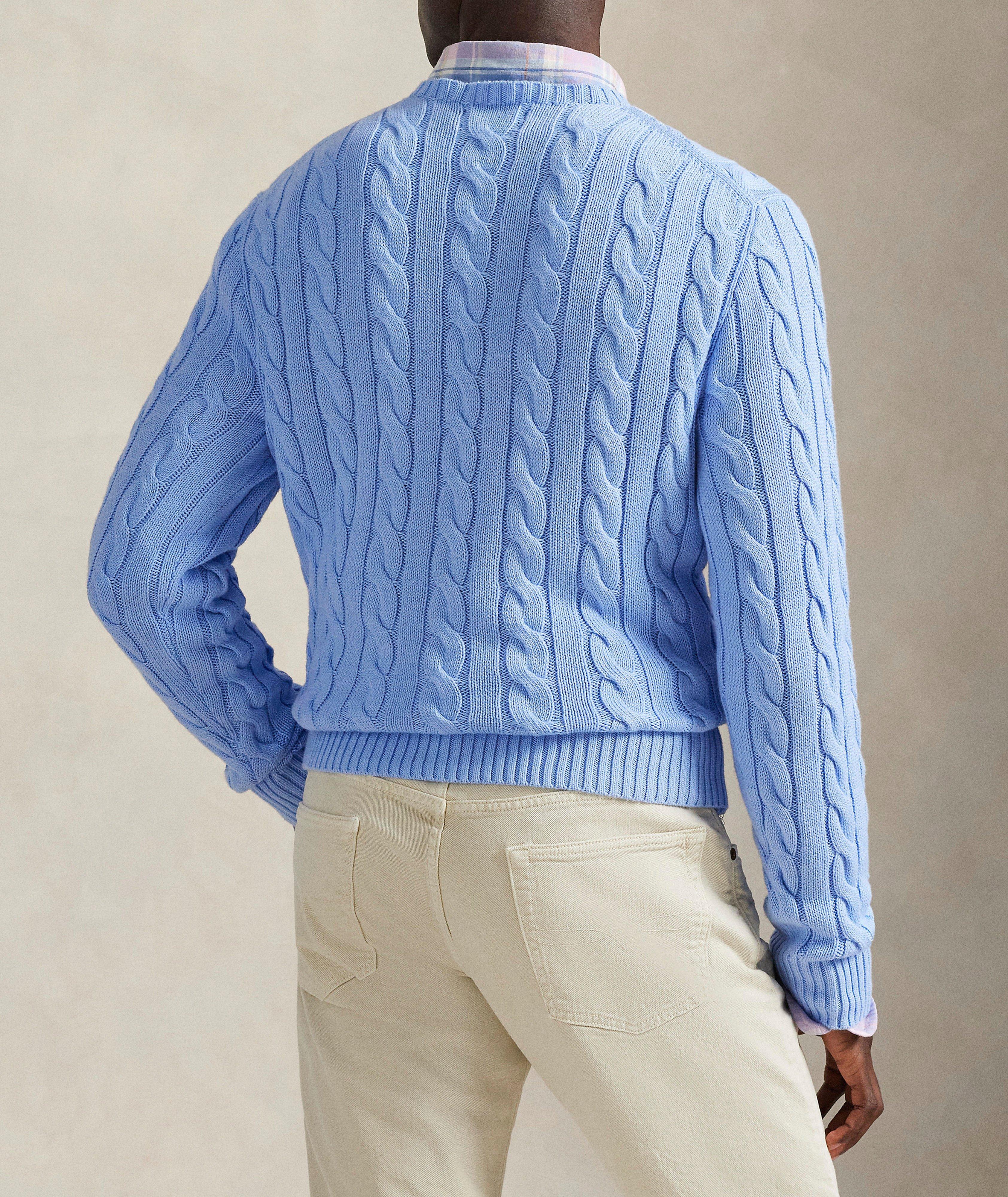 Cable Knit Cotton Sweater image 2
