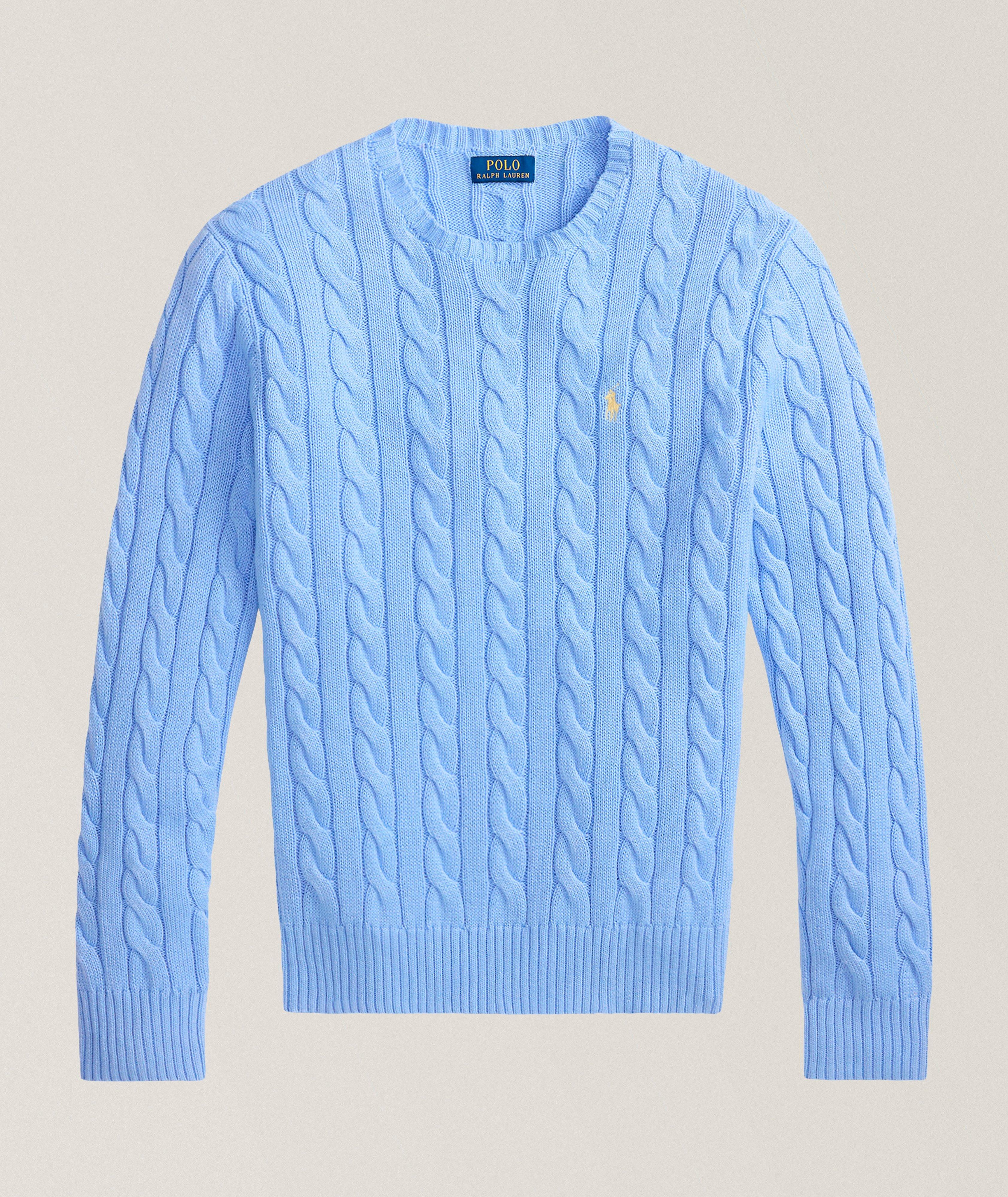 Cable Knit Cotton Sweater image 0