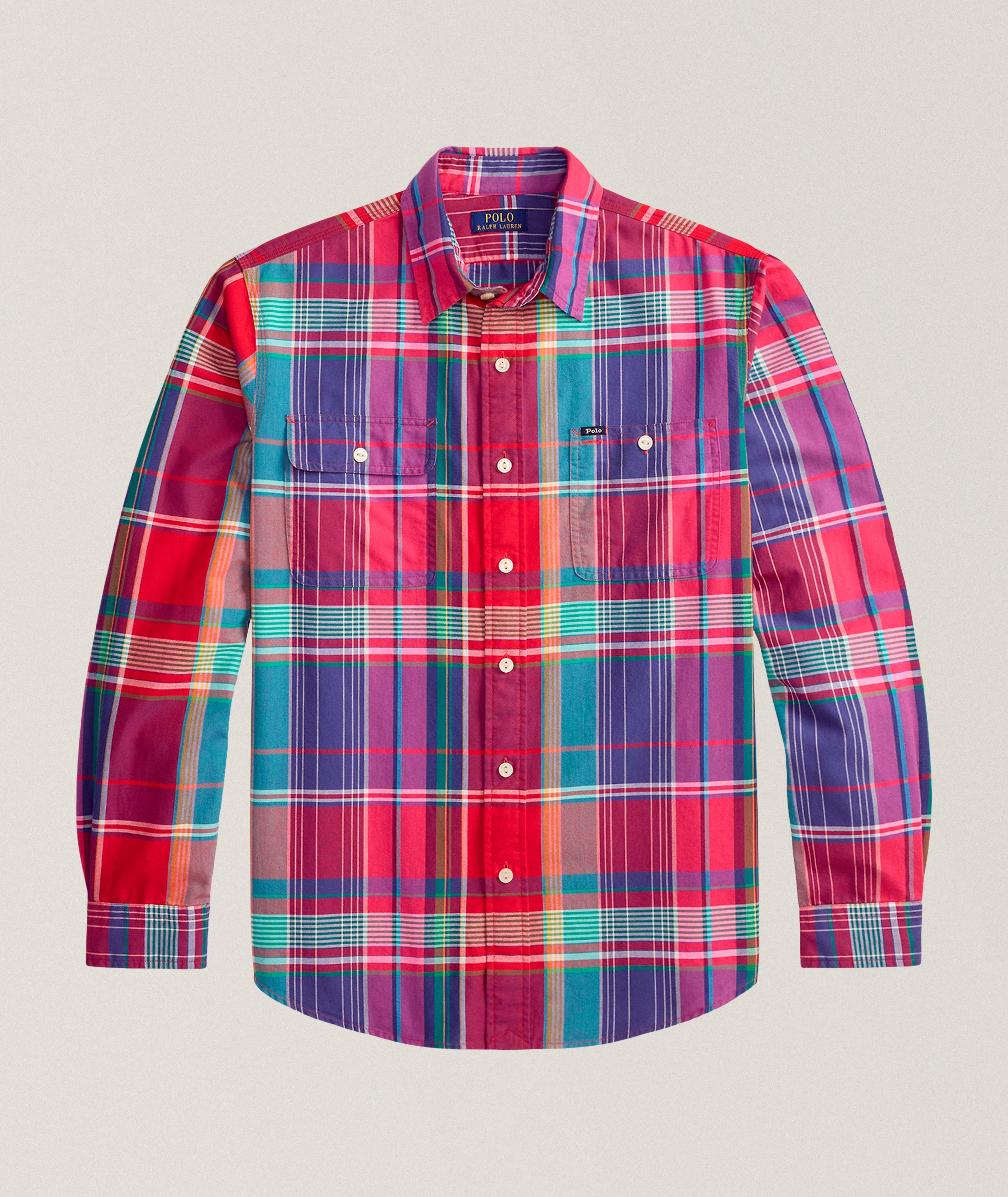Polo Ralph Lauren Plaid Pony Cotton Oxford Shirt | Casual Shirts