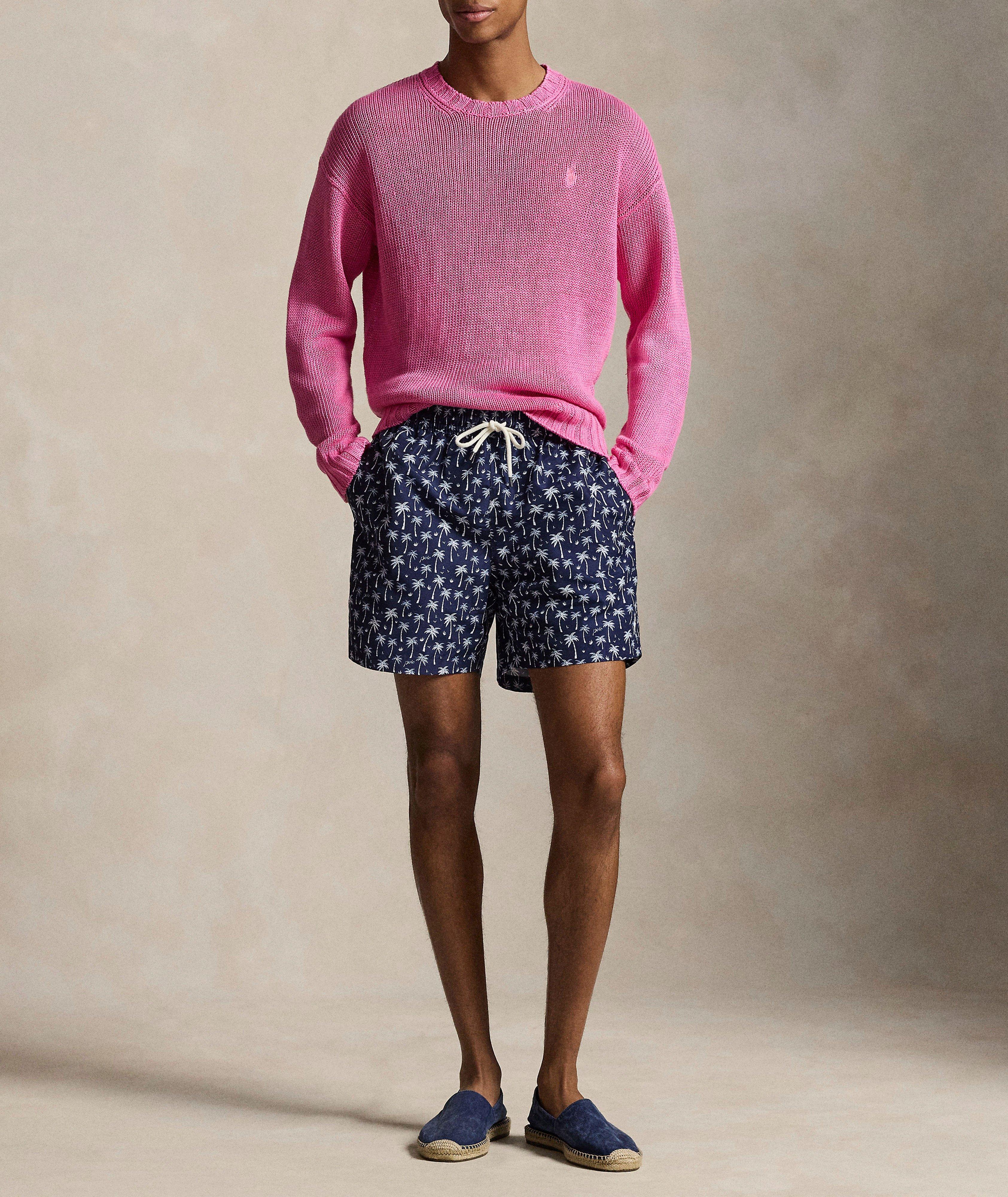 Shorts de bain imprimé palmier Traveler image 4