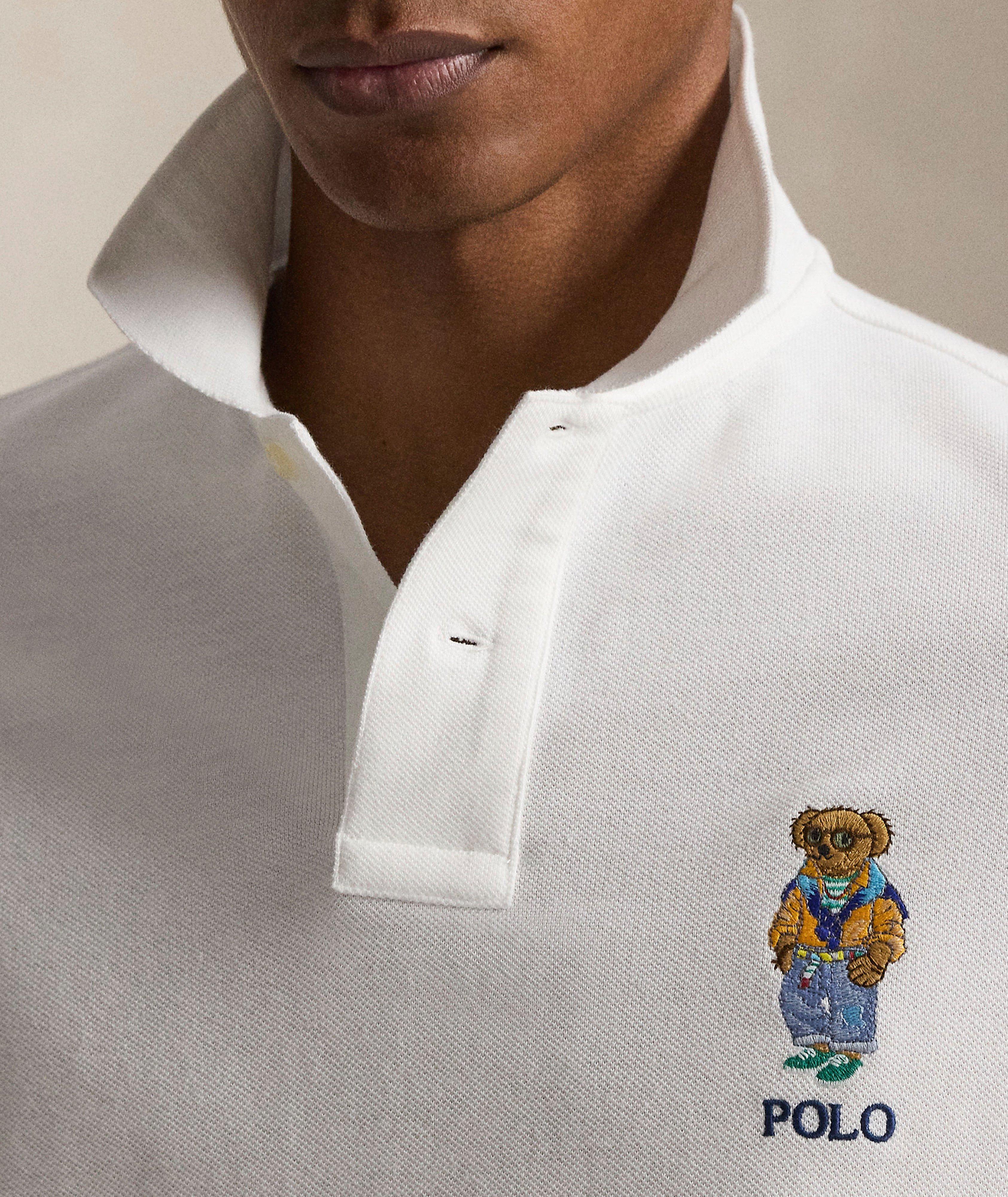 Polo Bear Mesh Polo Shirt image 3