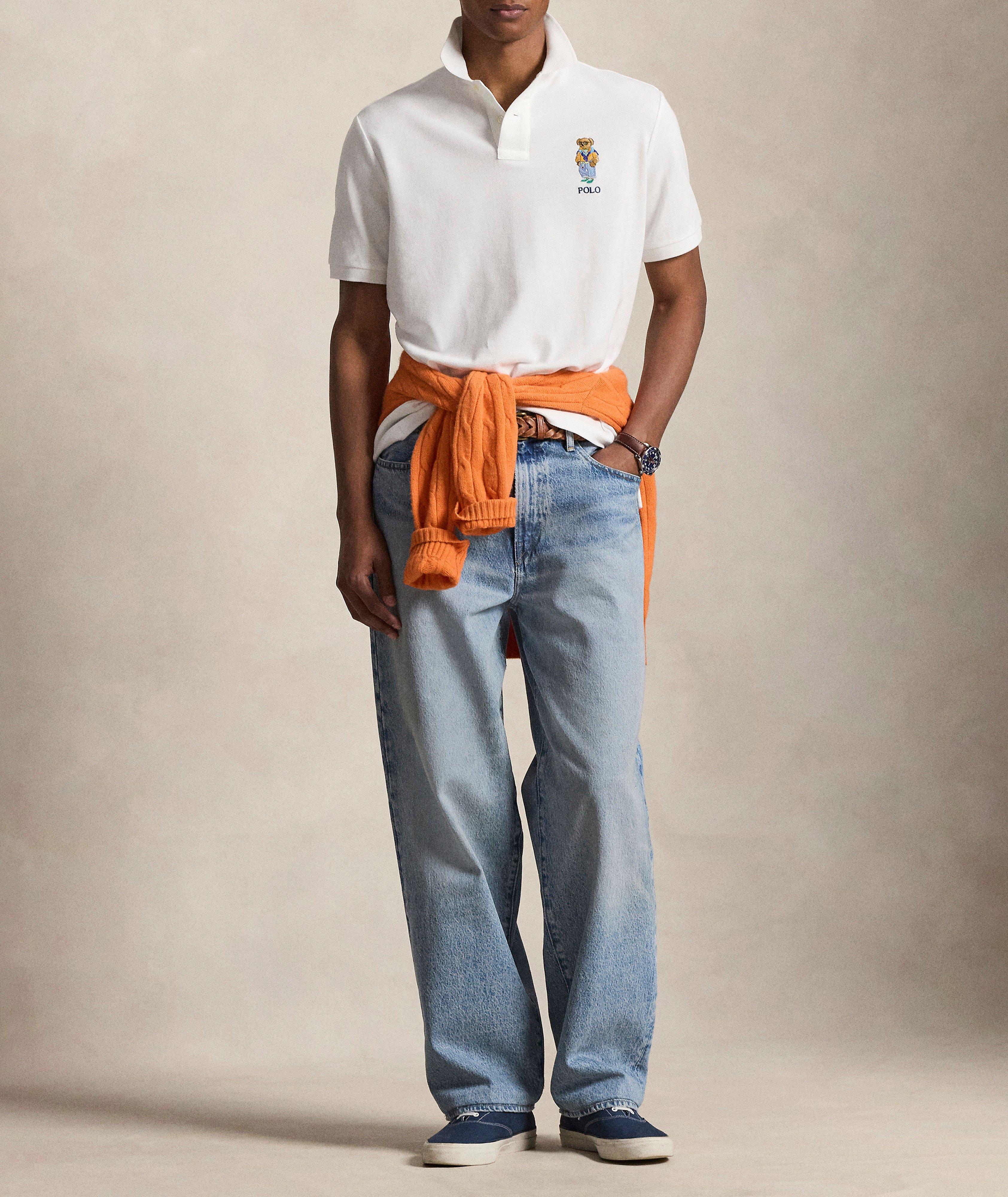 Polo Bear Mesh Polo Shirt image 4