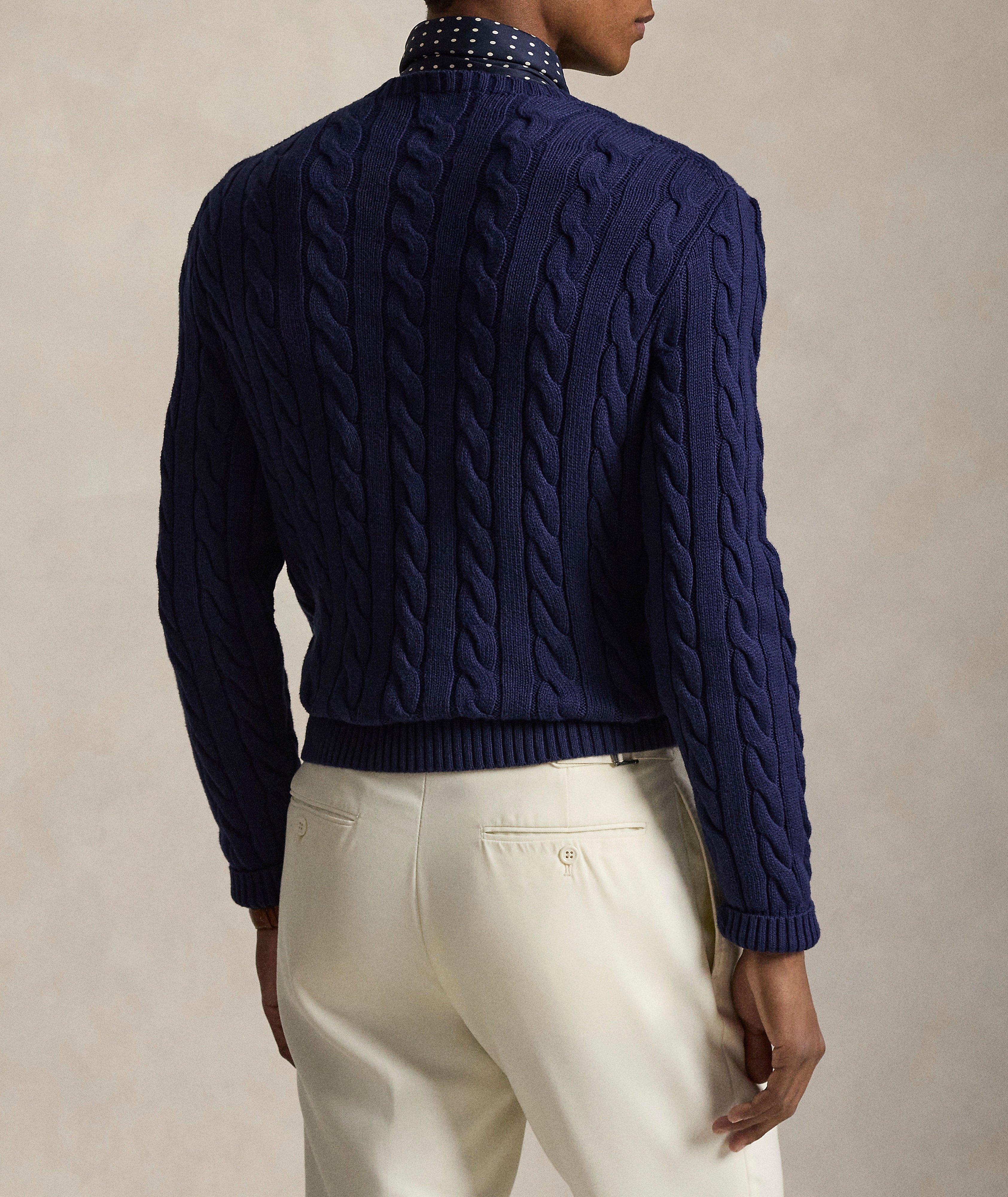 Cable Knit Cotton Sweater image 2