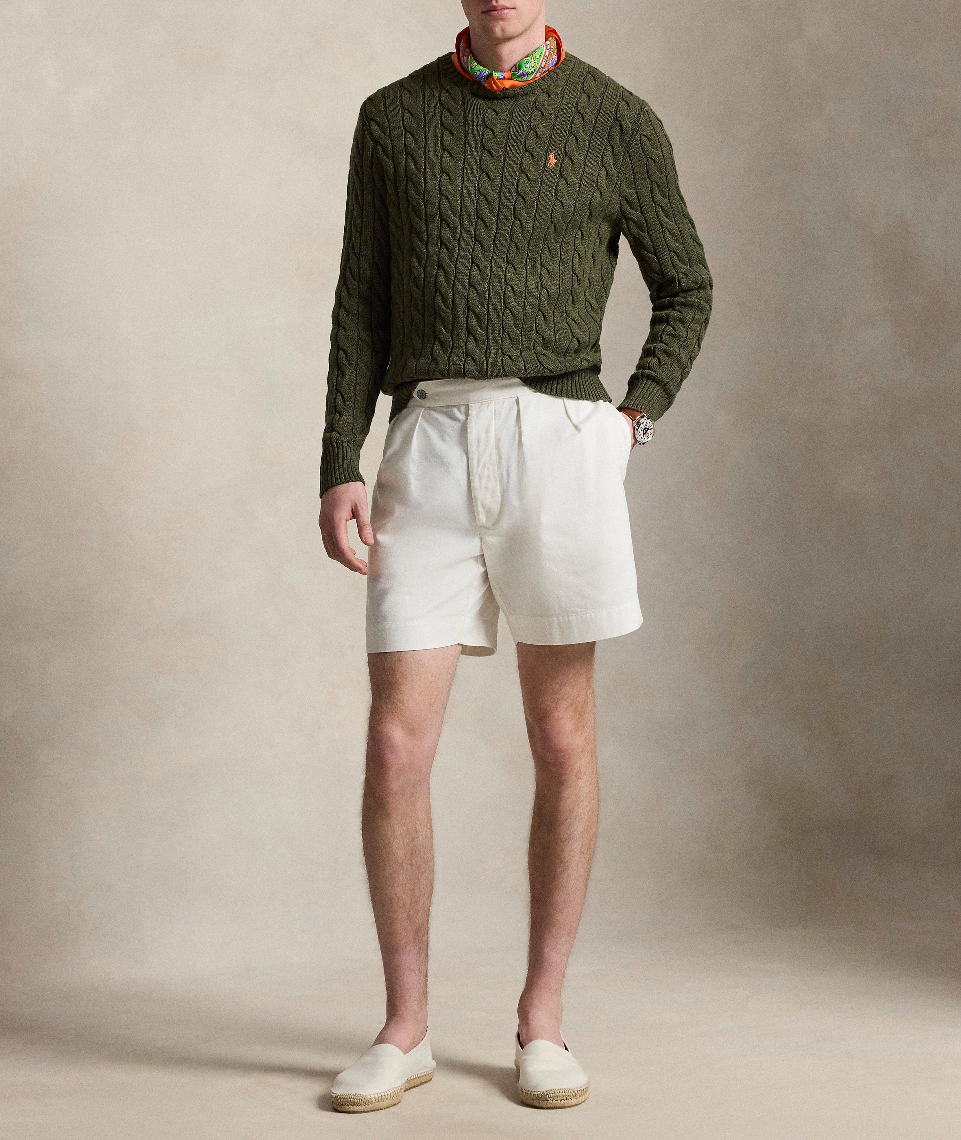 Cable Knit Cotton Sweater image 4