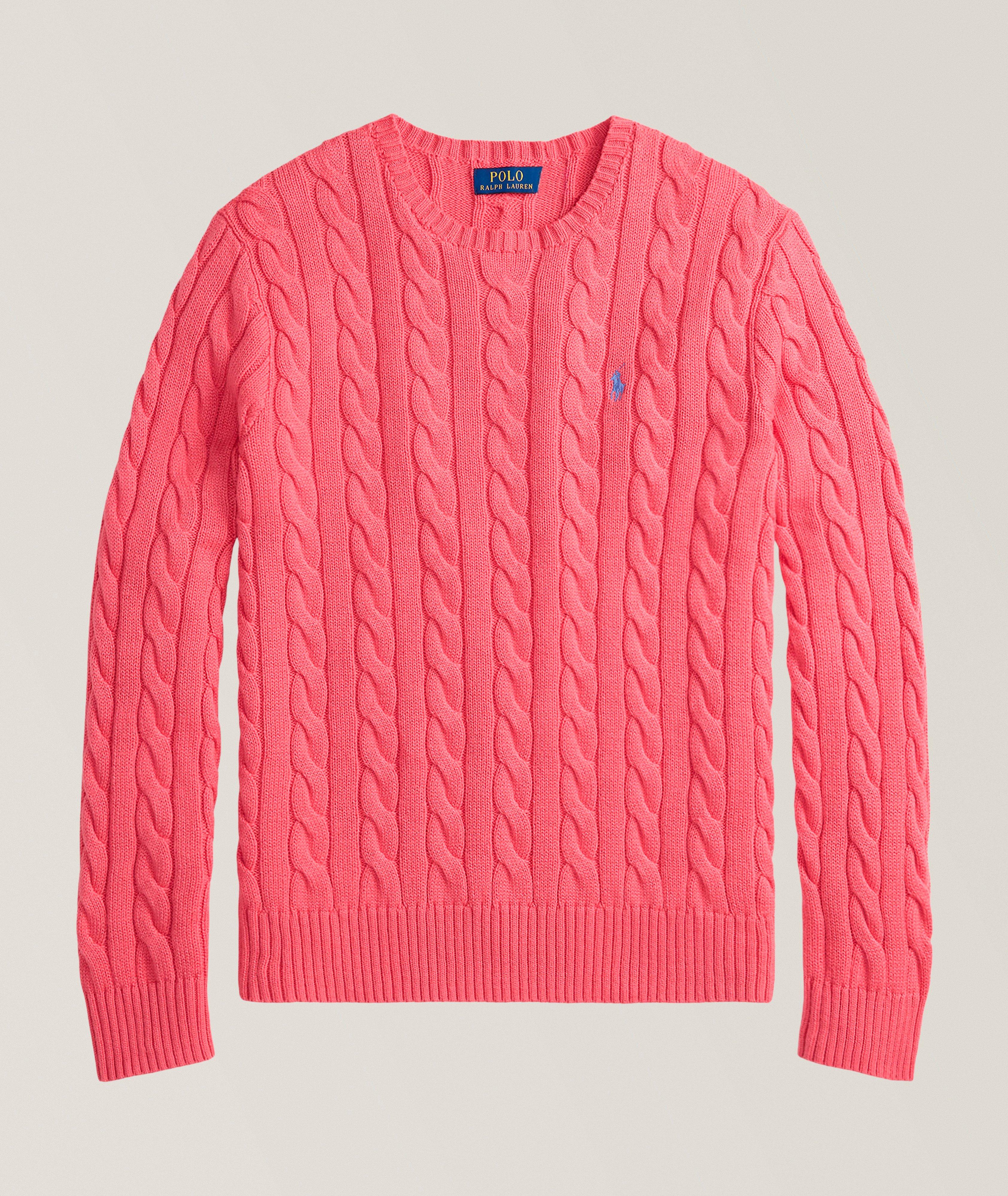 Polo Ralph Lauren Pull coton tricoté torsadé